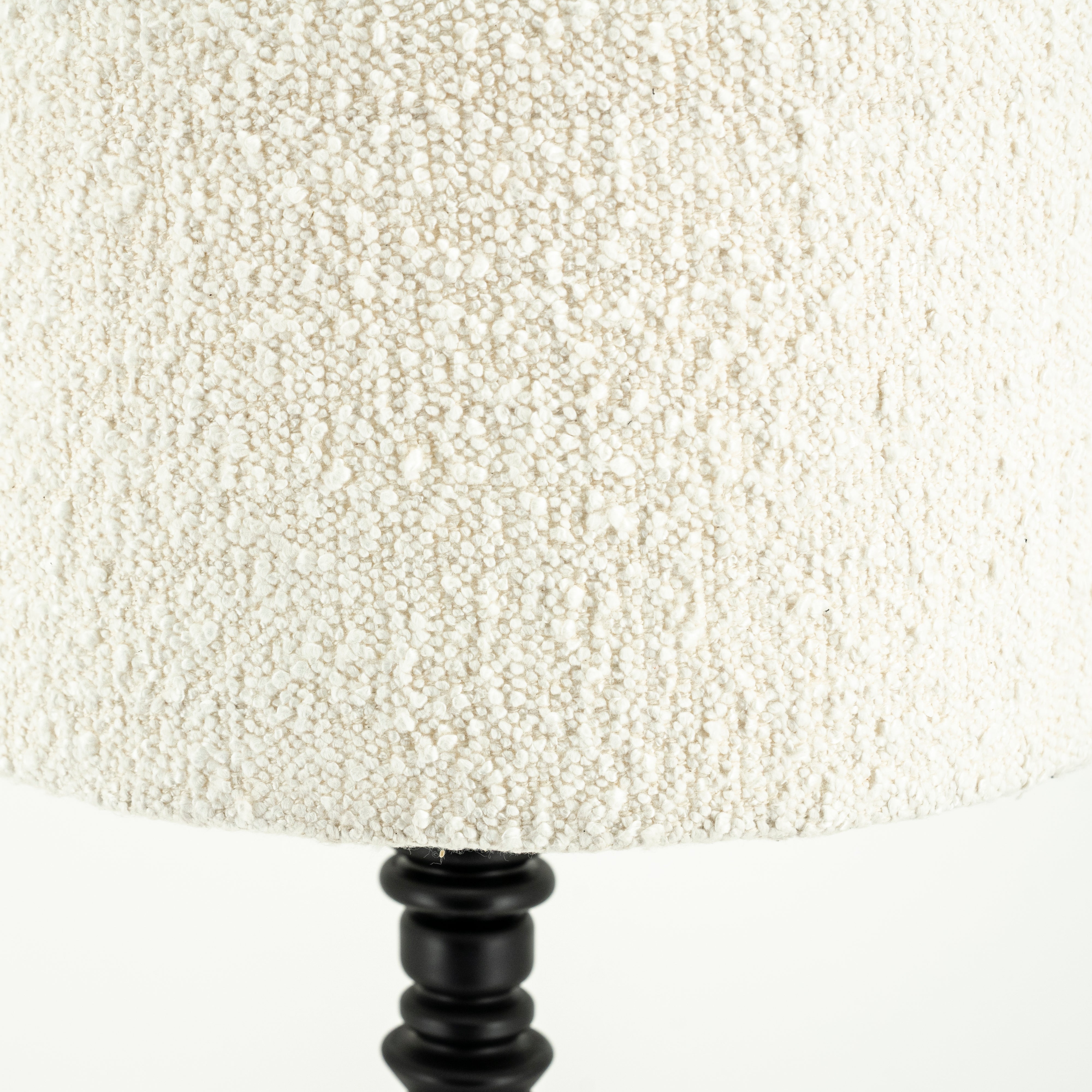 Lampa podłogowa PULSE jasnobeżowy z czarną podstawą