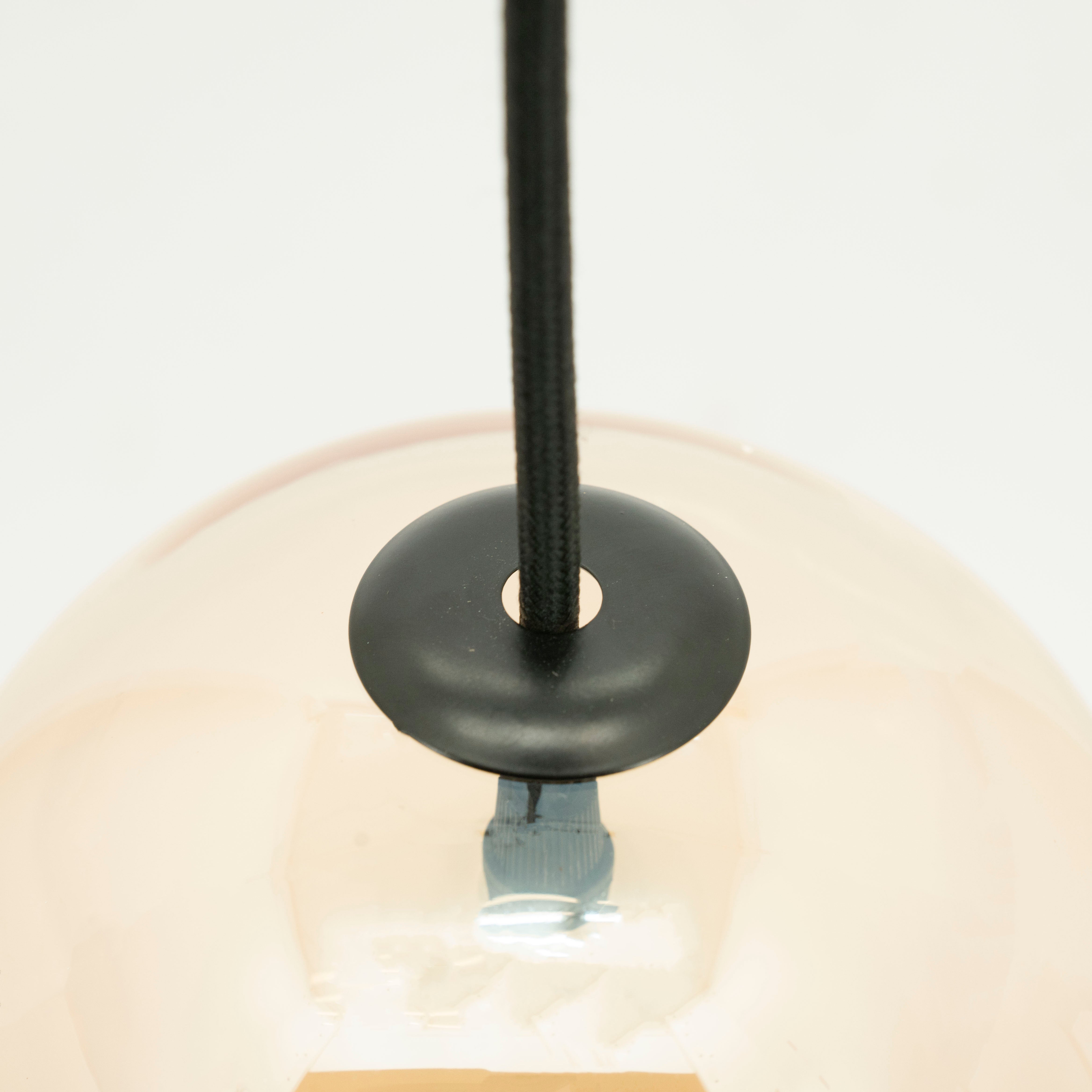 Lampa wisząca szklana SHONA złoty