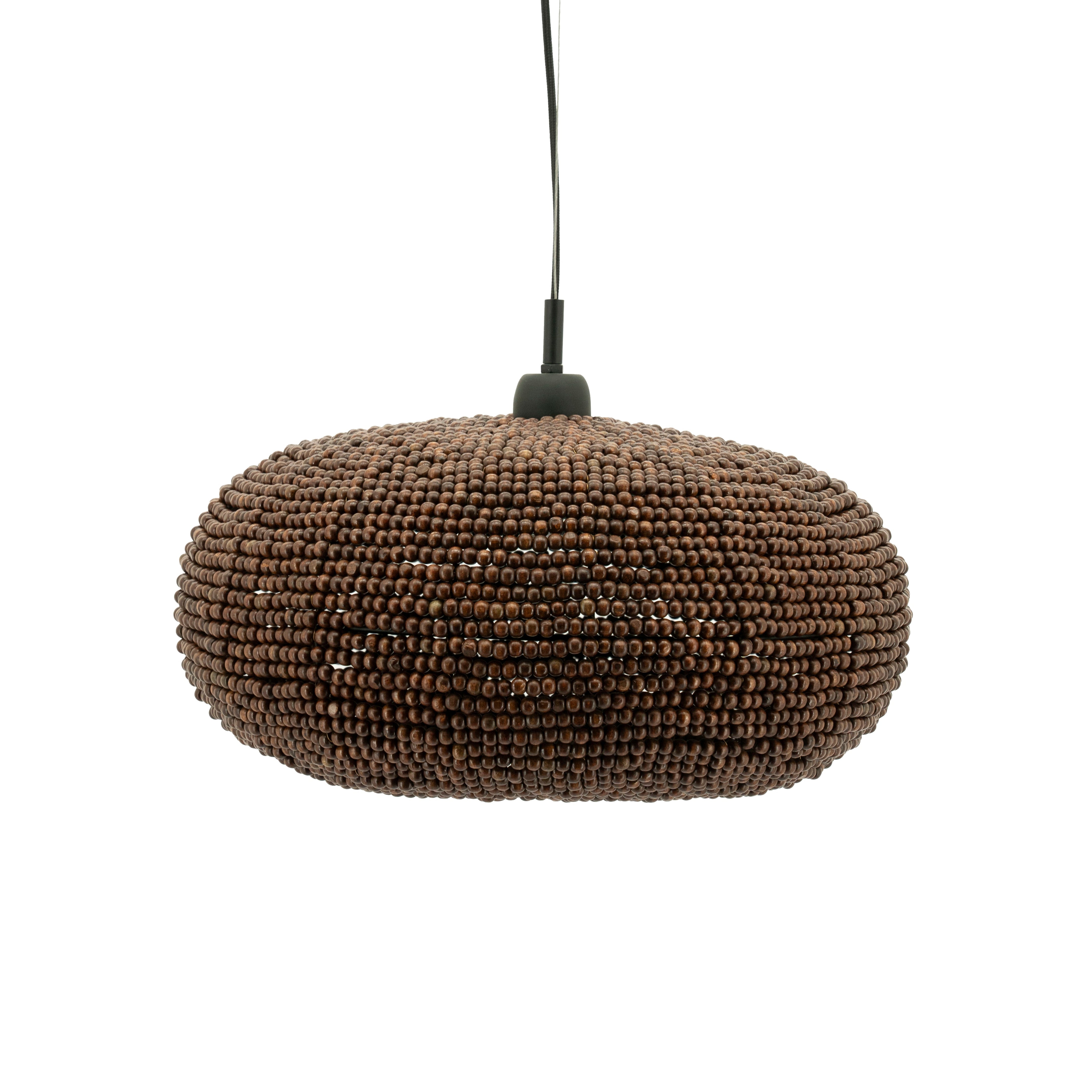 Lampa wisząca SHANGA ciemne drewno