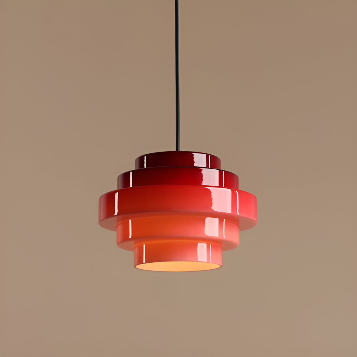 Lampa wisząca FILO bordowy
