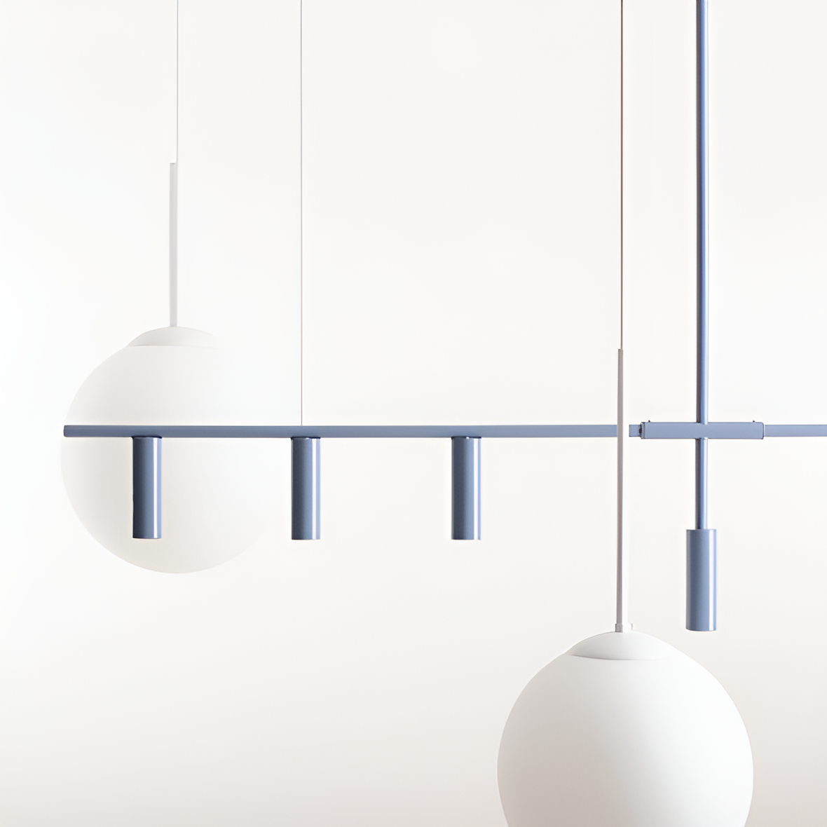 Lampa wisząca TREVO niebieski