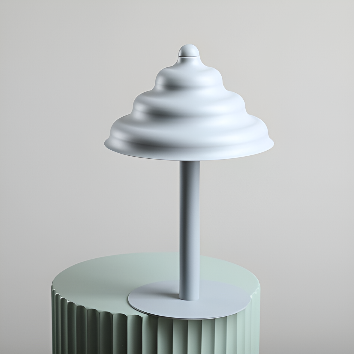 Lampa stołowa FALA szary