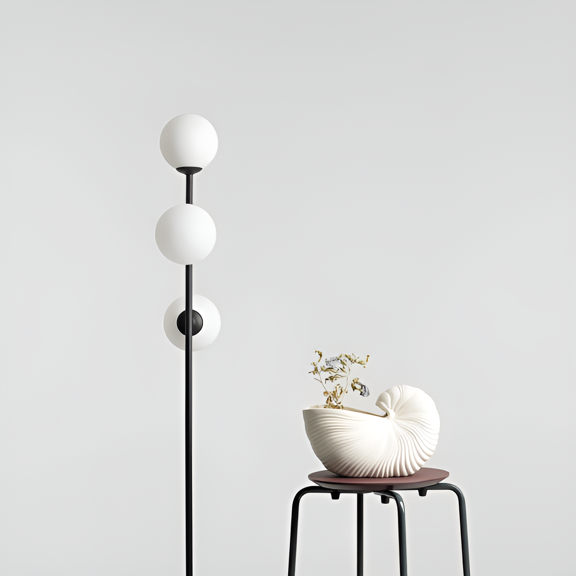 Lampa podłogowa LIBRA czarny