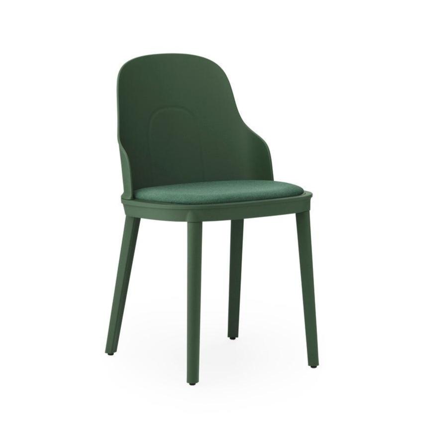 Allez PP Green chair with Main Line Flax upholstery