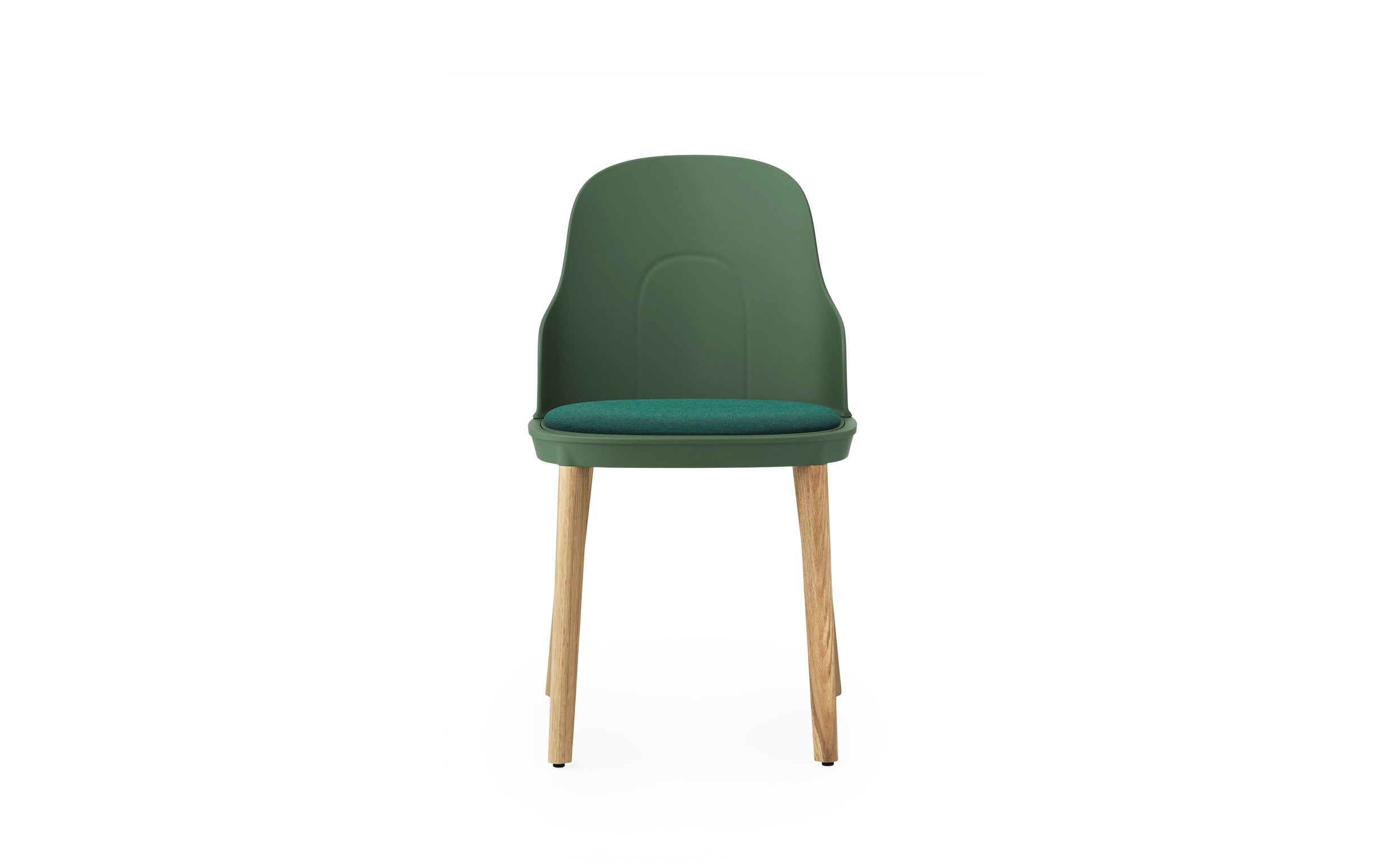 Allez Green Sunbrella Canvas Chair mit einer Eichenbasis