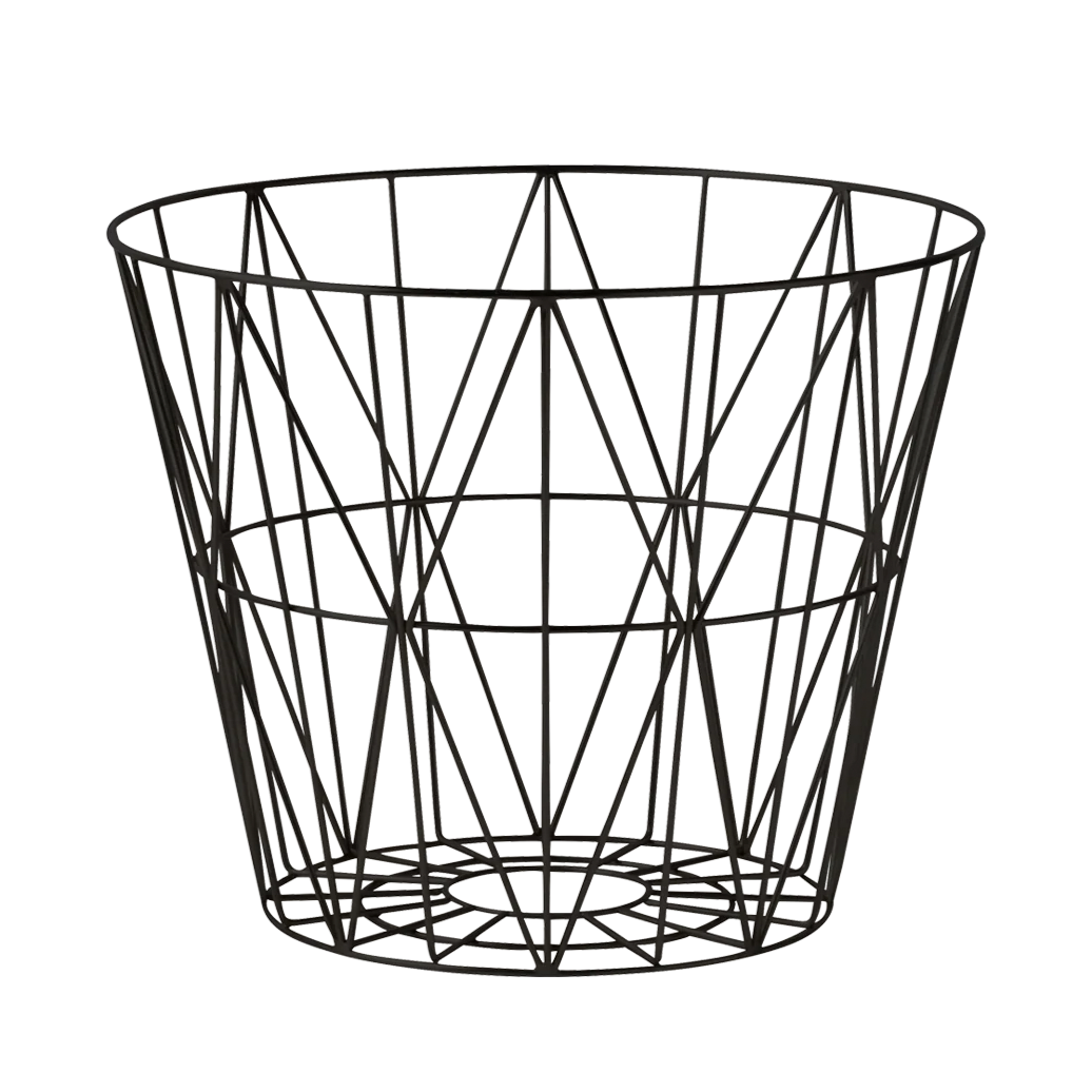 Kosz WIRE BASKET czarny