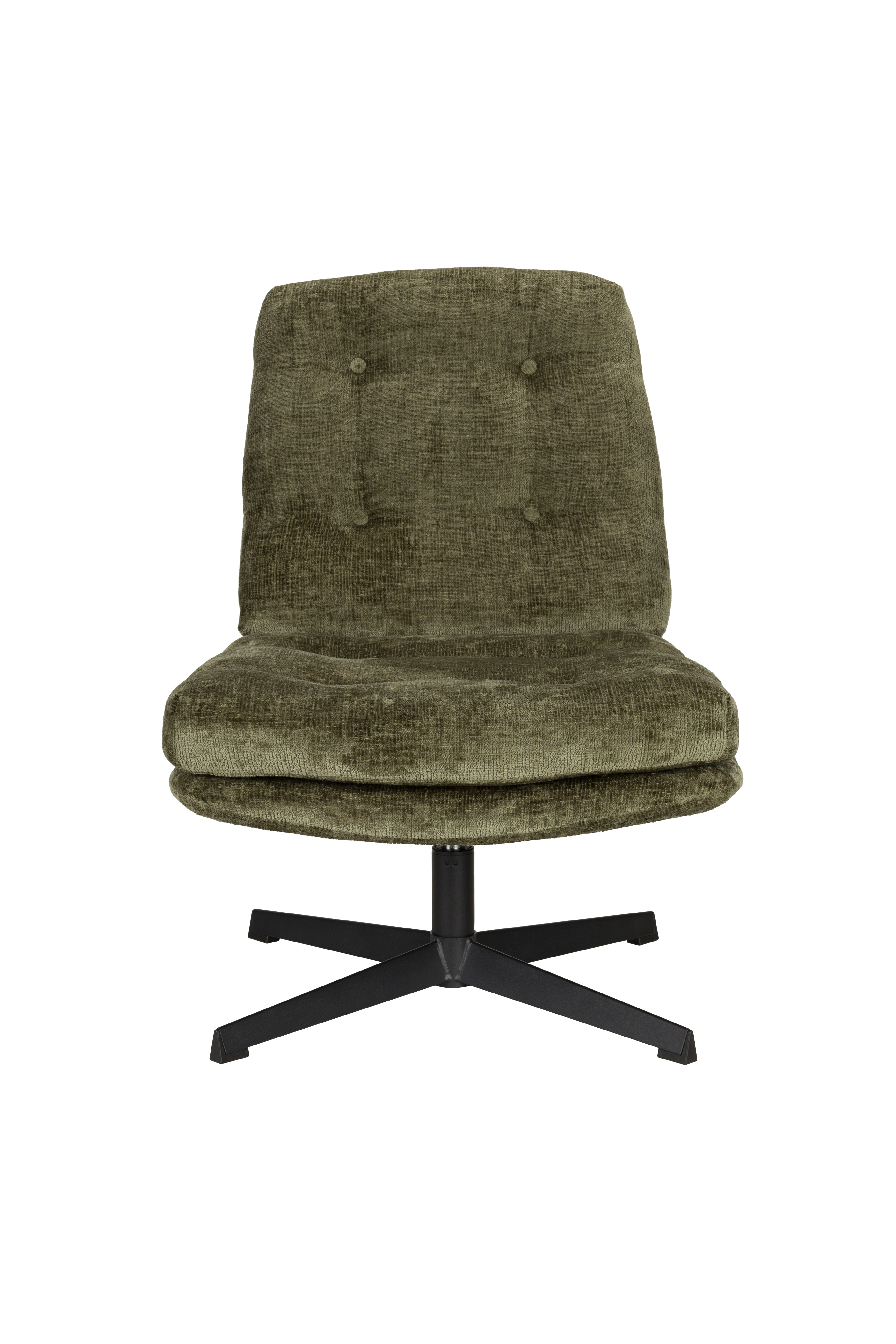 KAI Armchair Green with Black Base