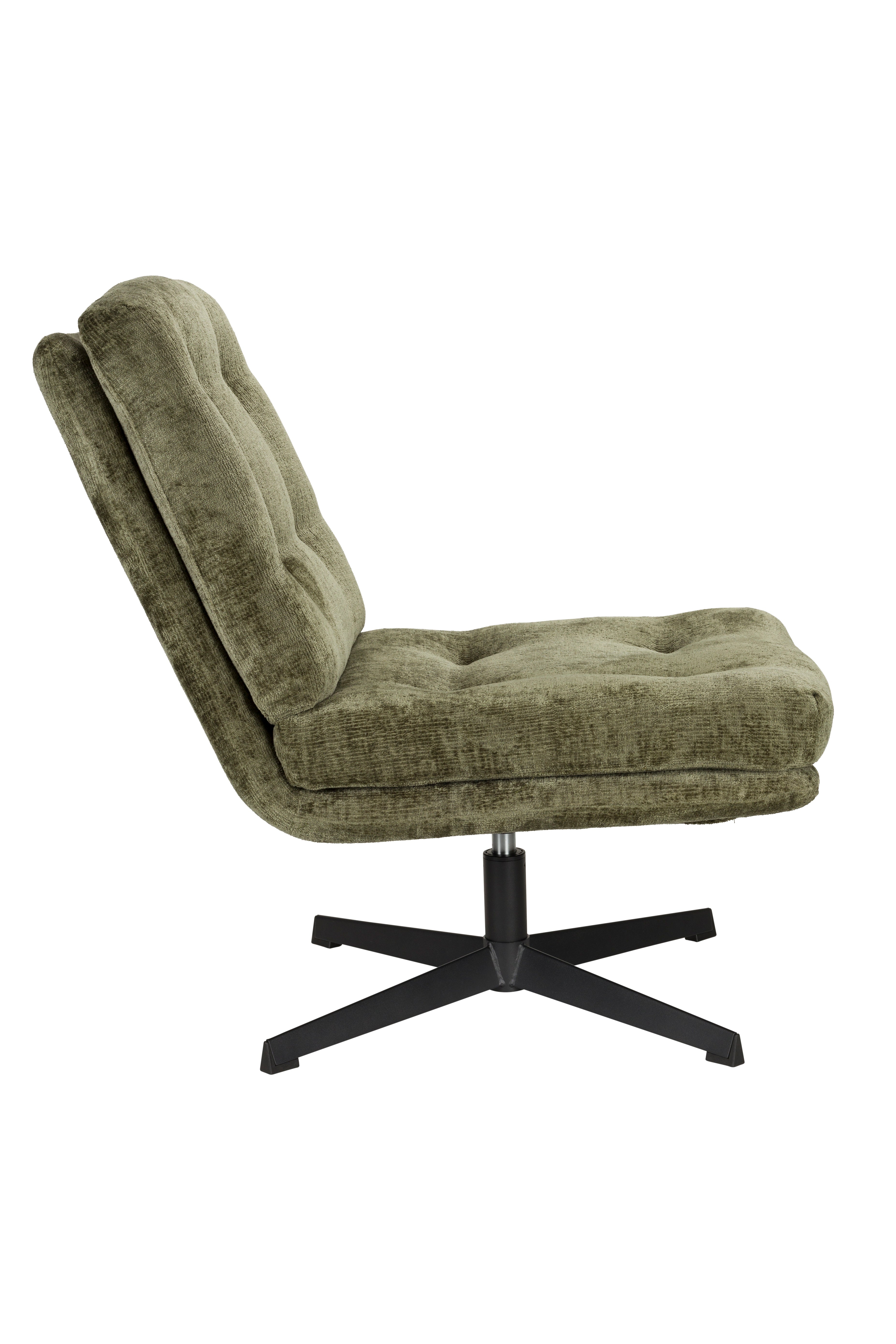 KAI Armchair Green with Black Base