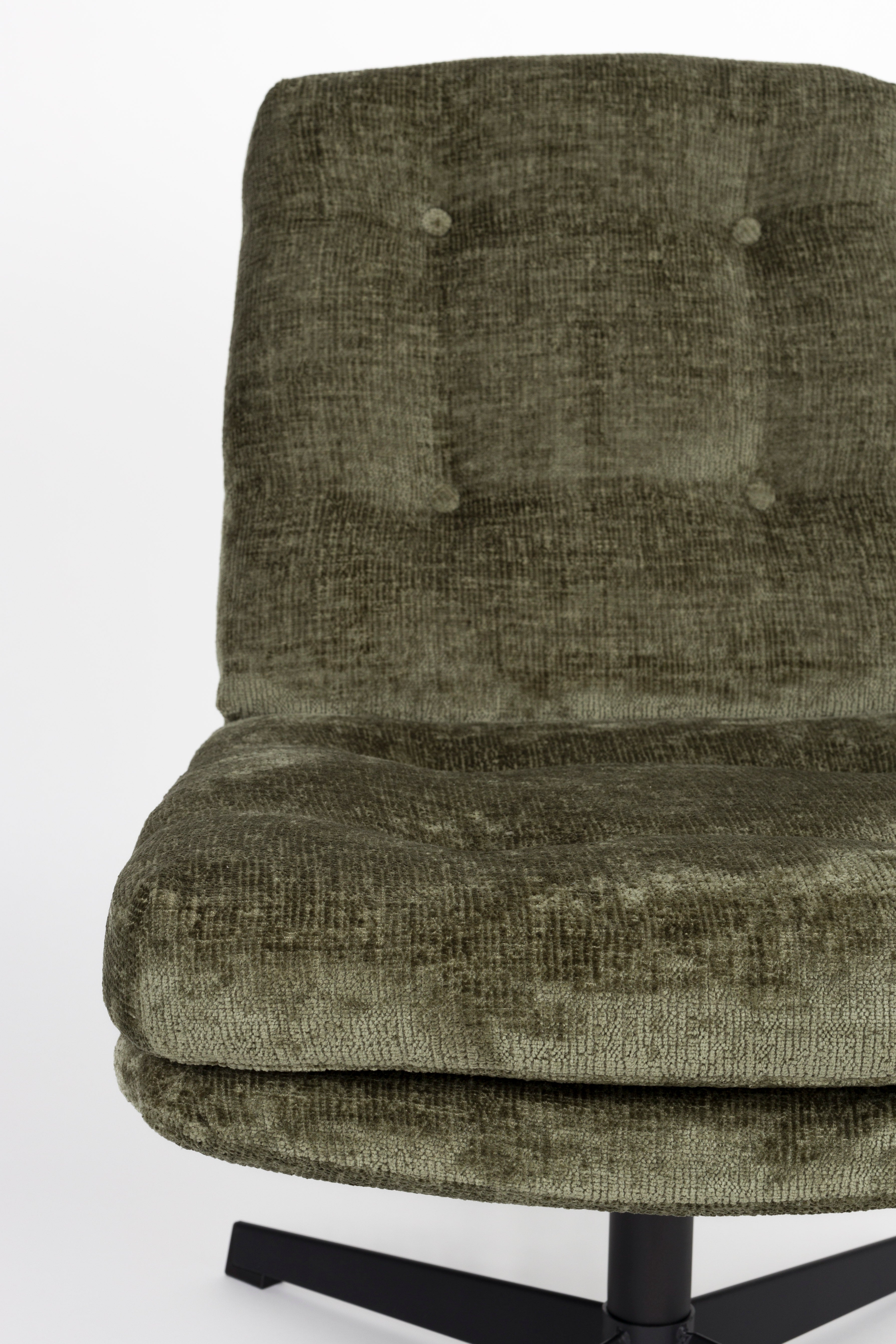 KAI Armchair Green with Black Base