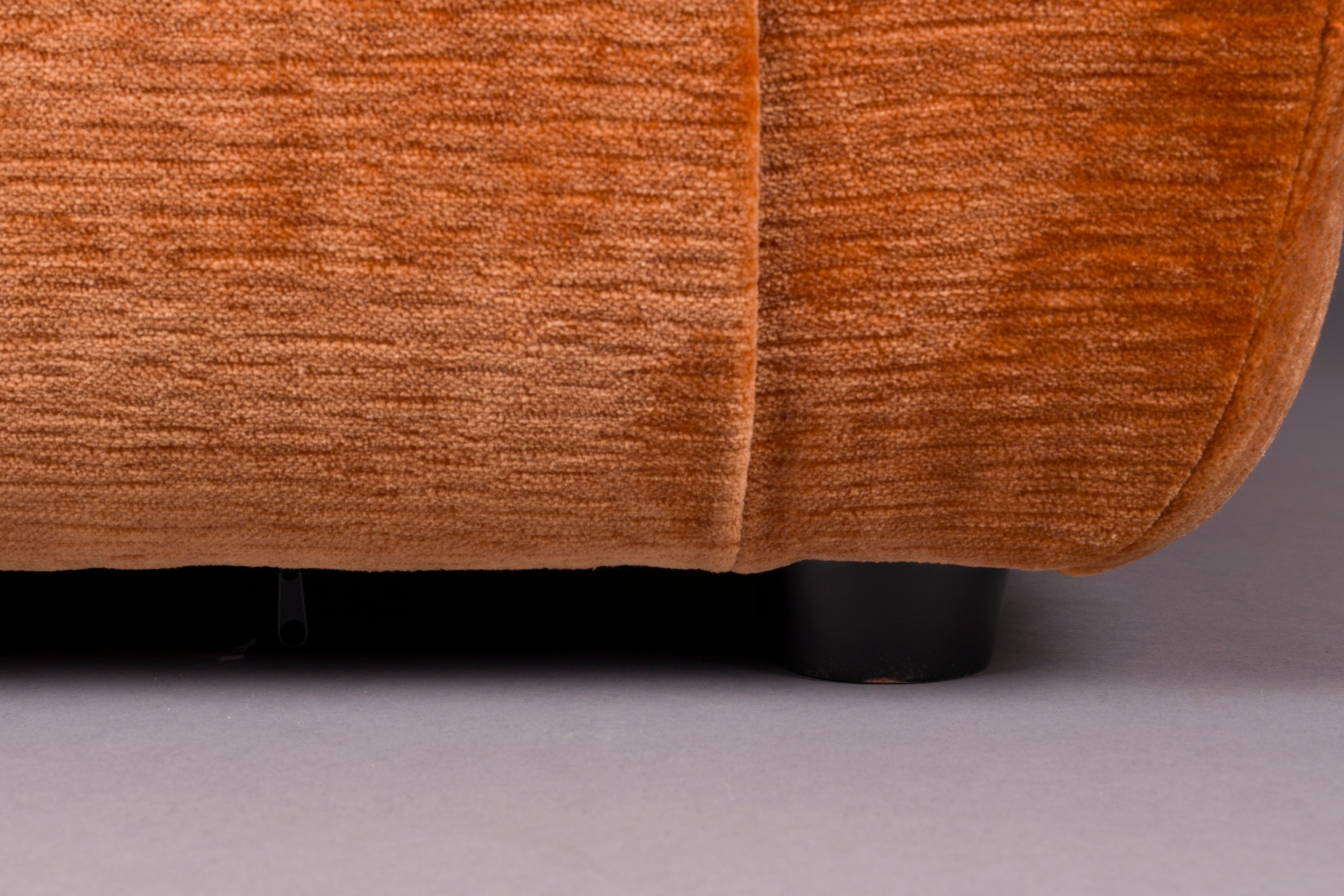 Sofa modułowa GIADA - element środkowy brązowy welur