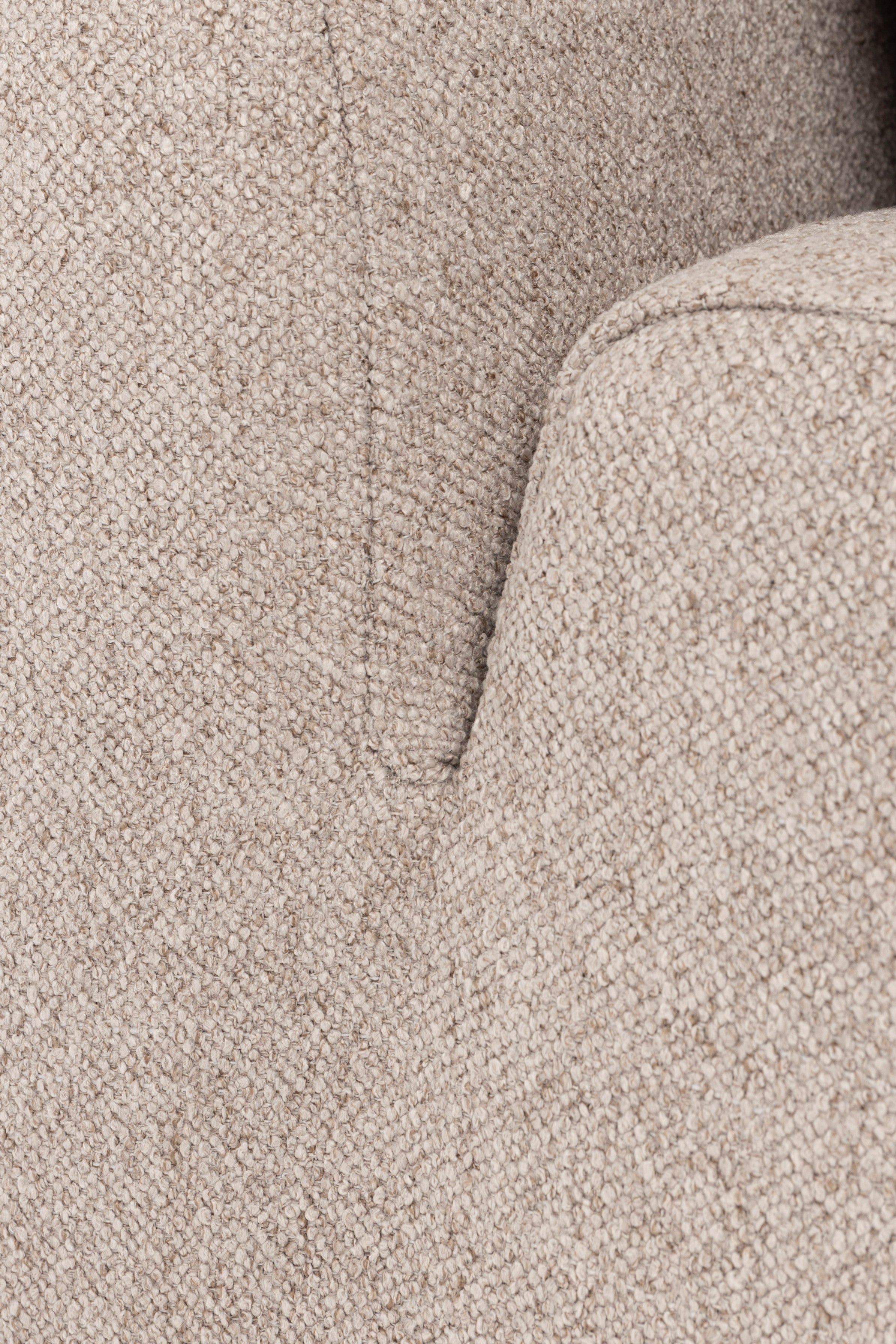 Modulares Sofa PROSPER - mittleres Element Cappuccino