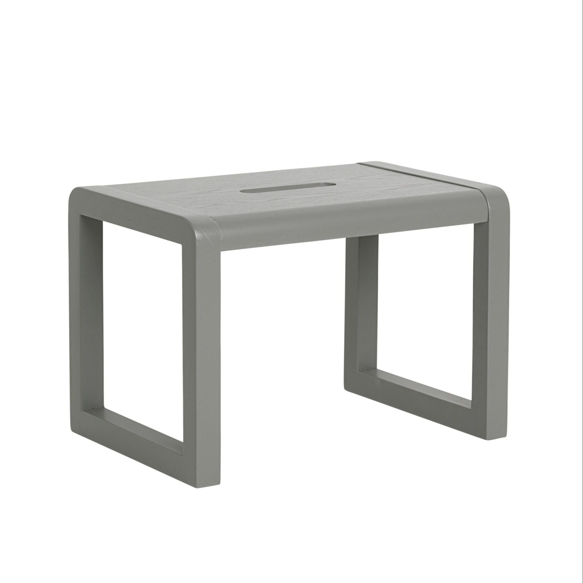 LITTLE ARCHITECT Kinderhocker grau