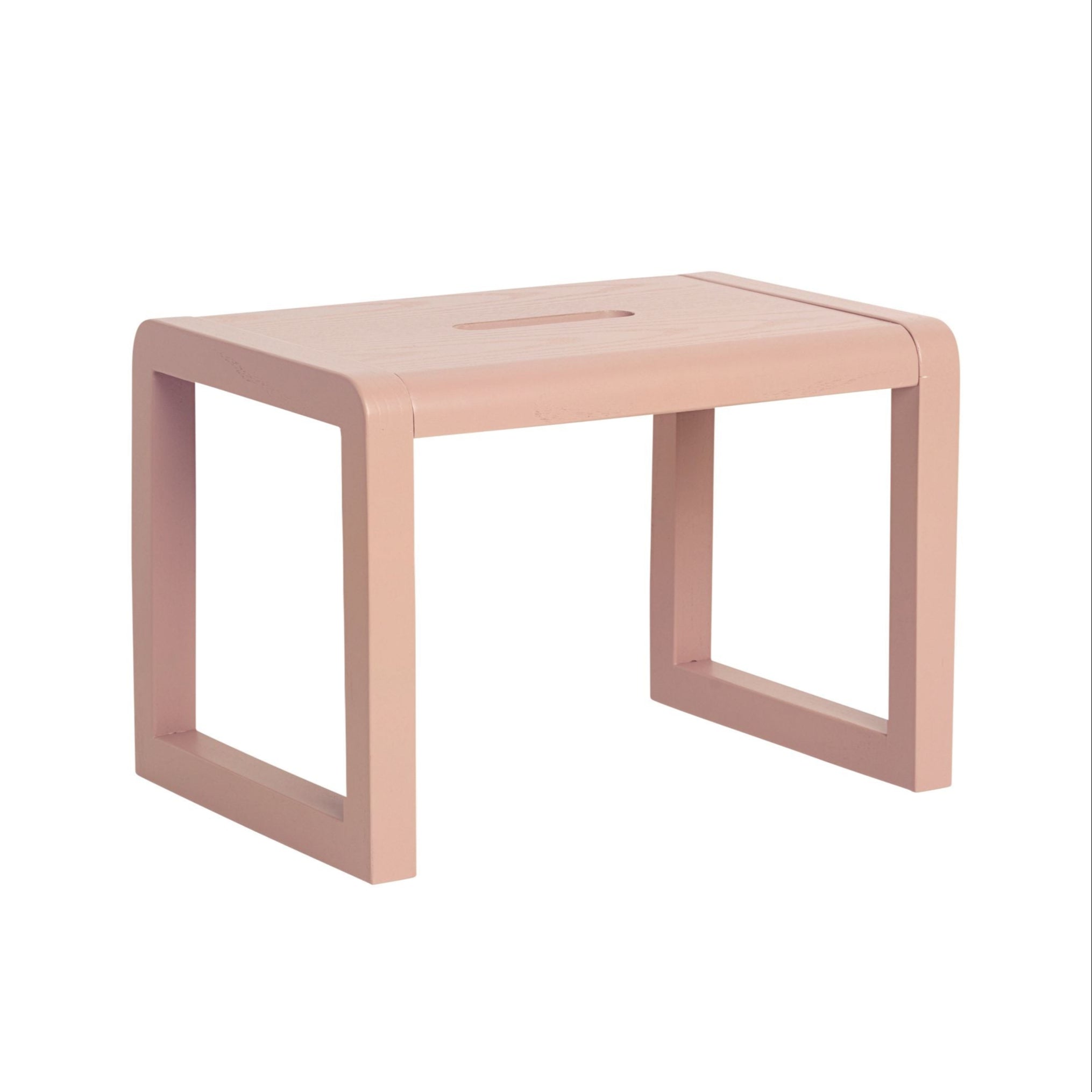 Stołek dziecięcy LITTLE ARCHITECT jasnoróżowy