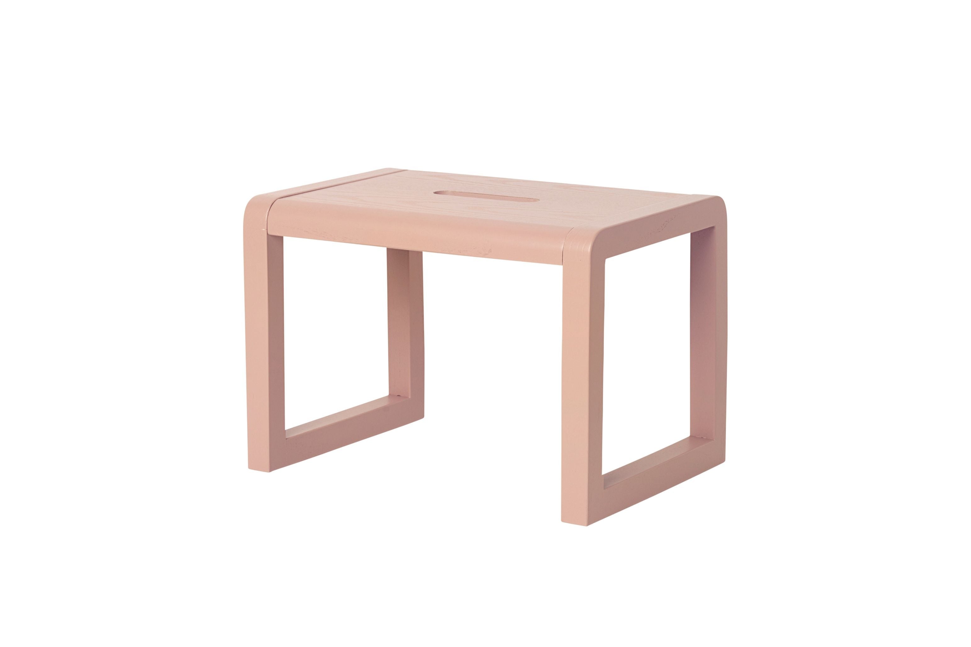 Stołek dziecięcy LITTLE ARCHITECT jasnoróżowy