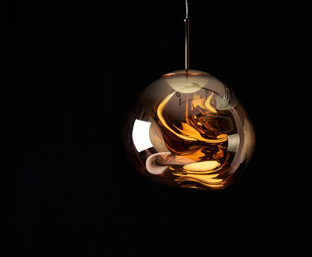 Lampa wisząca MELT miedziany