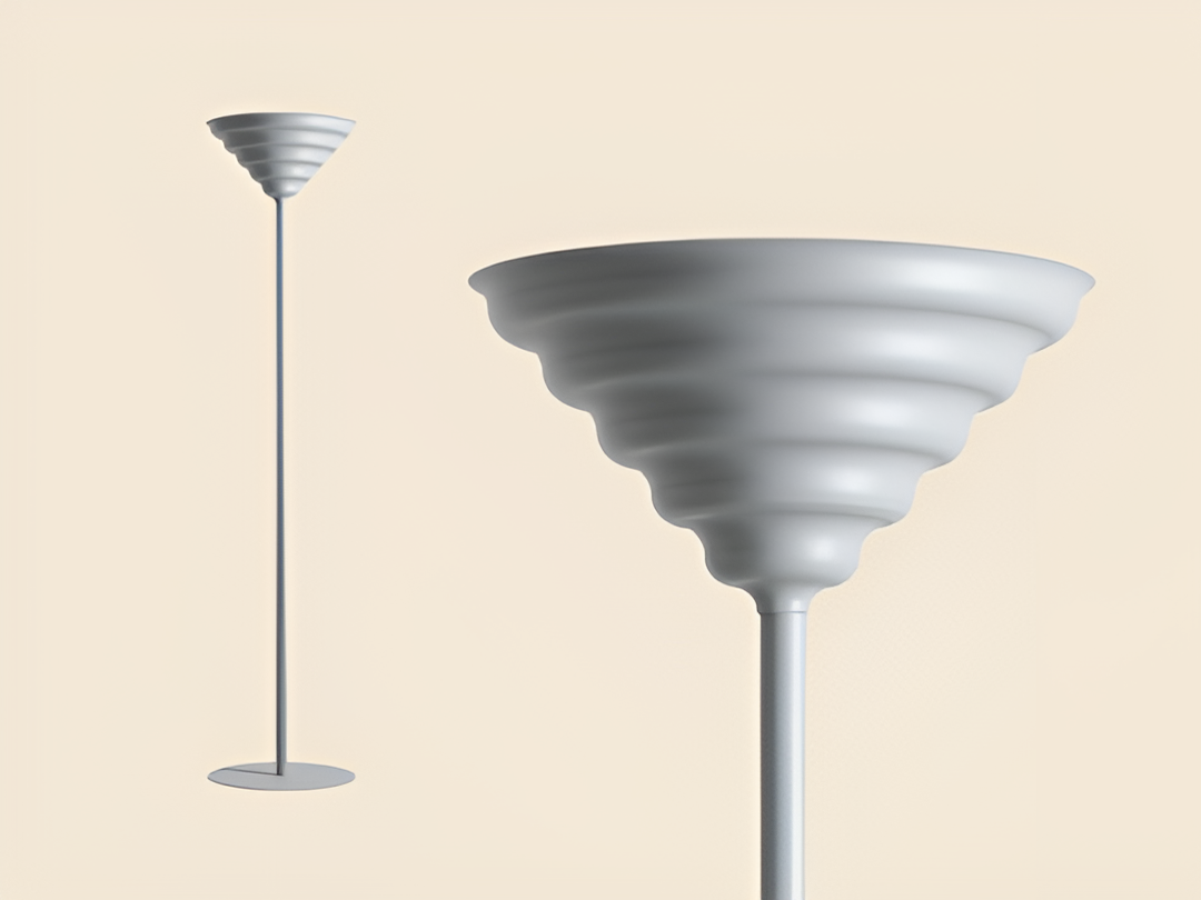 Lampa podłogowa FALA szary