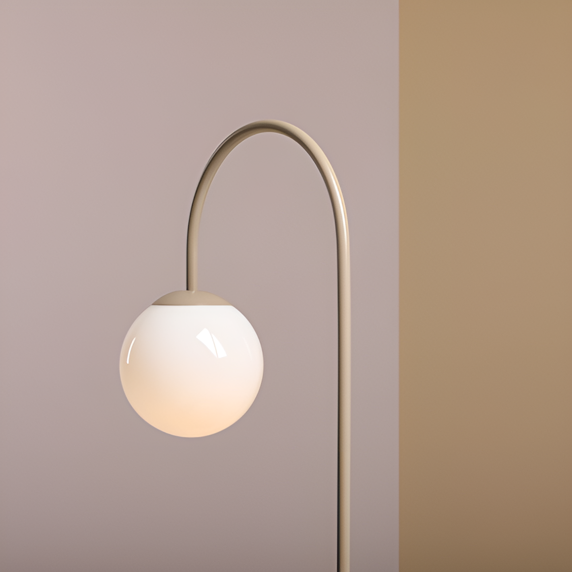 Lampa stołowa UNA beżowy