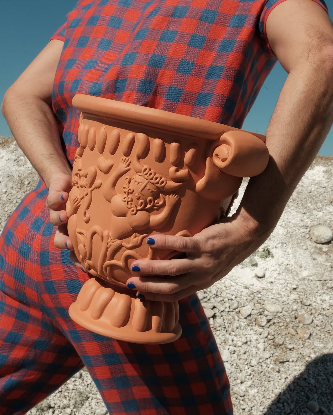 Wazon MAGNA GRAECIA terakota