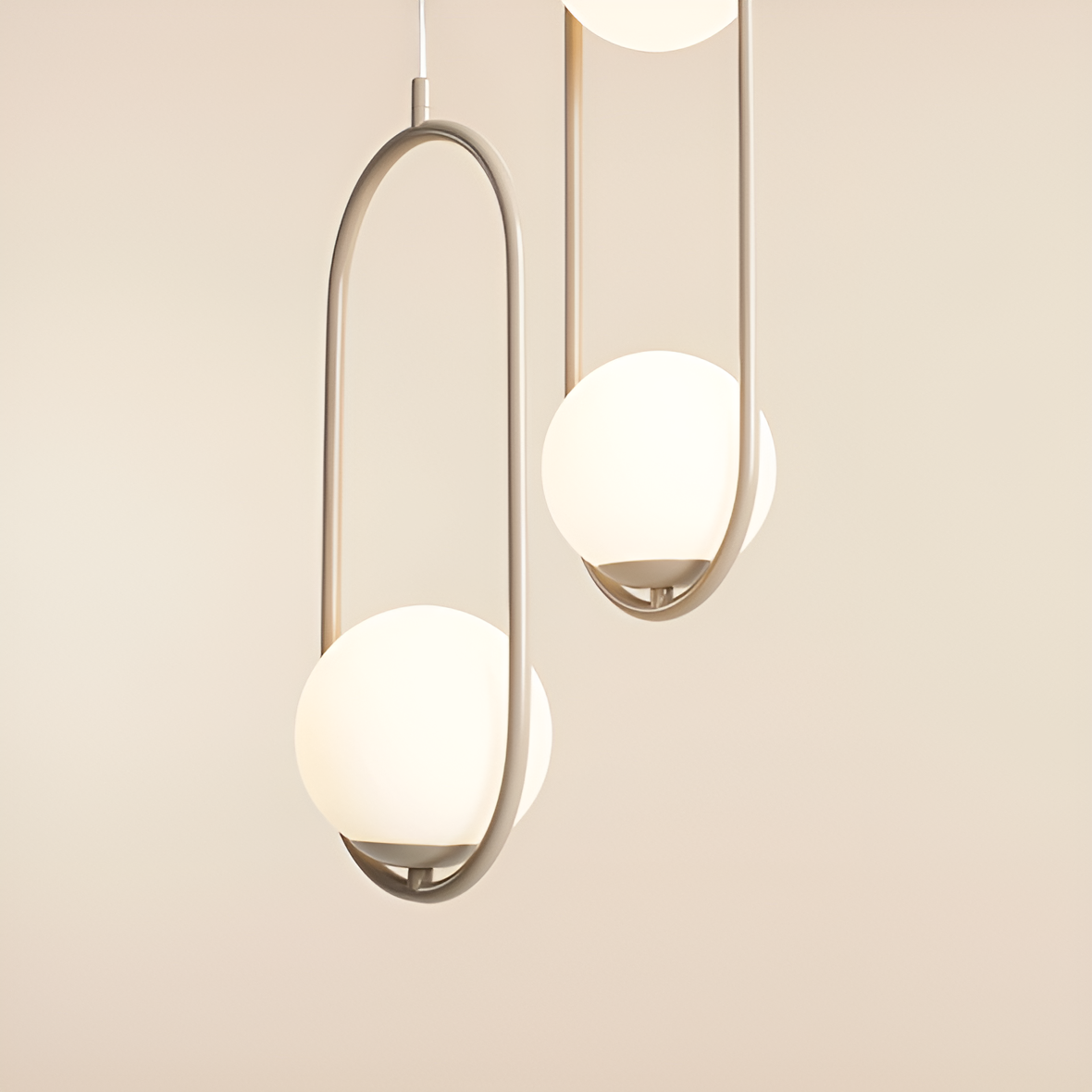 Lampa wisząca RIVA beżowy