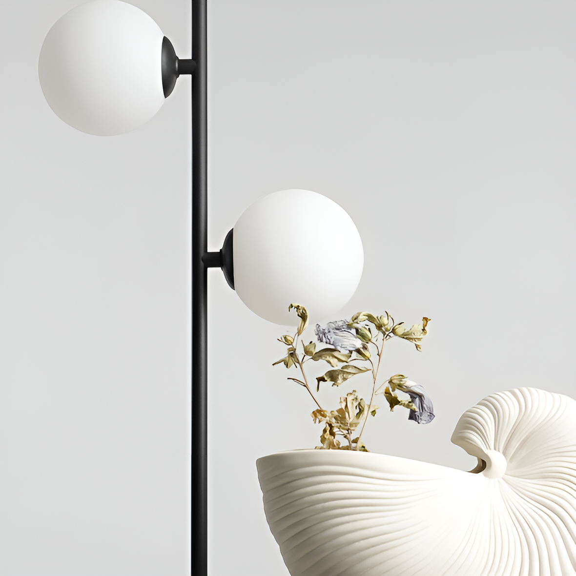 Lampa podłogowa LIBRA czarny