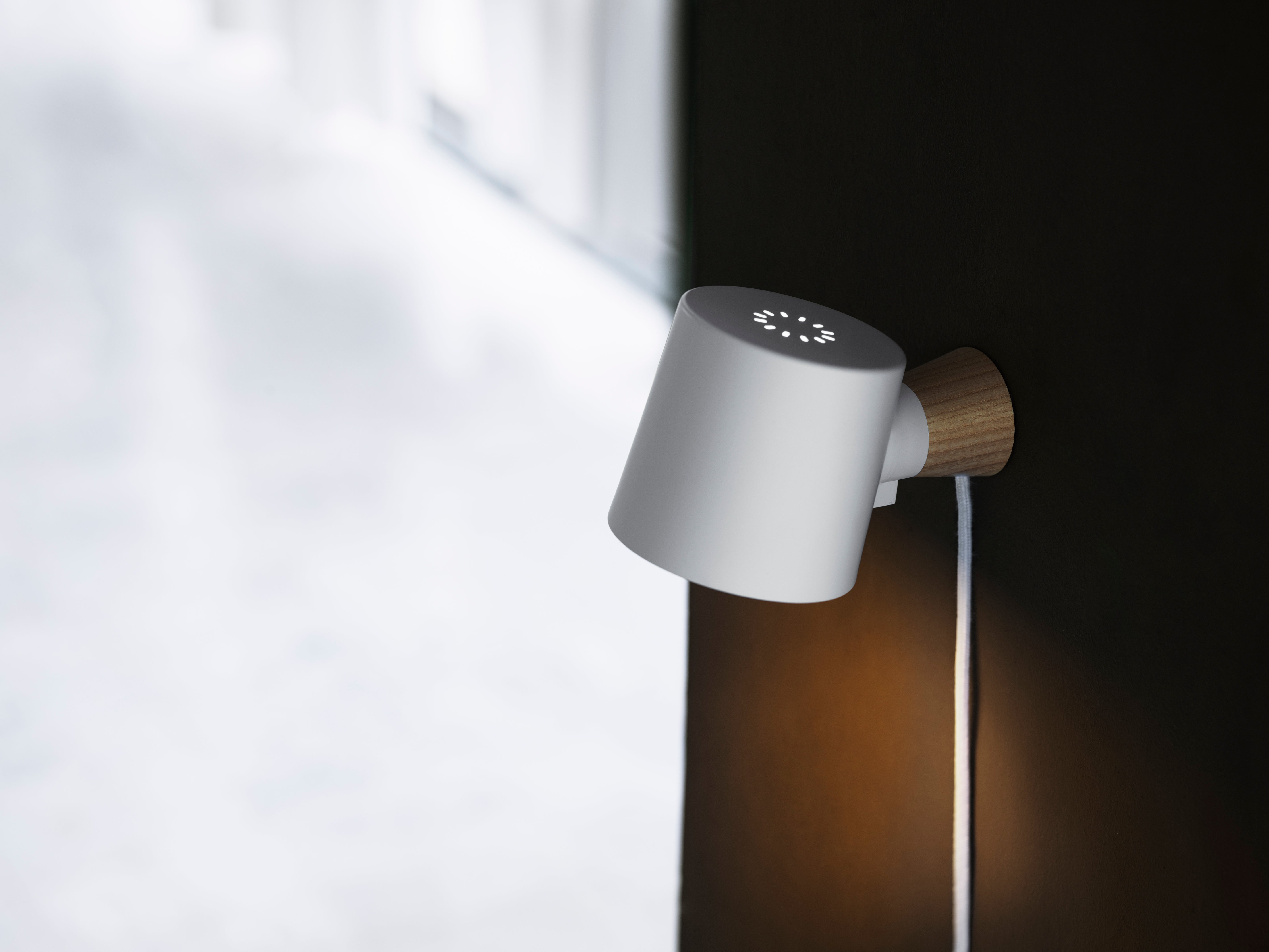Lampa ścienna RISE szary