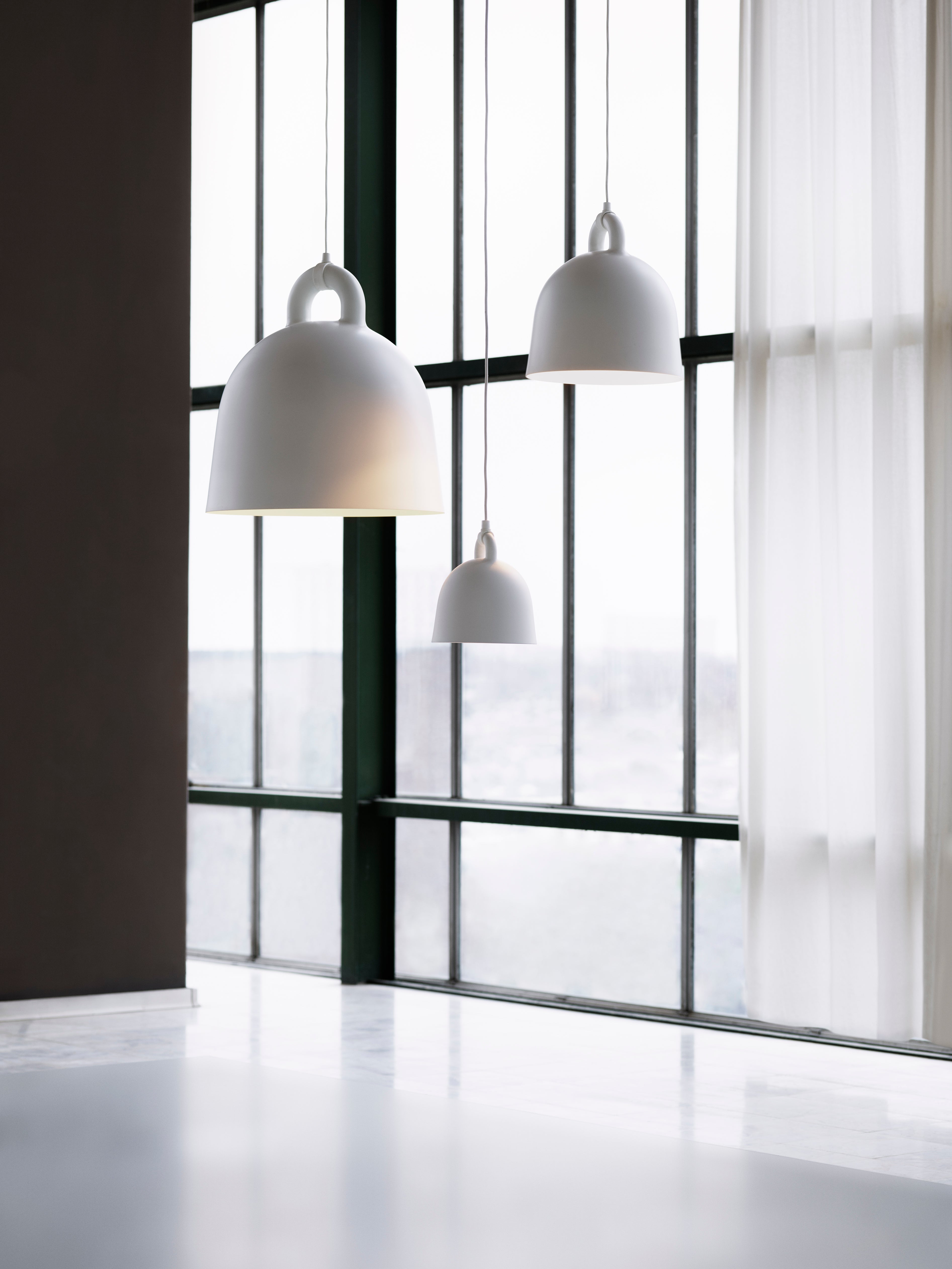Lampa wisząca BELL biały