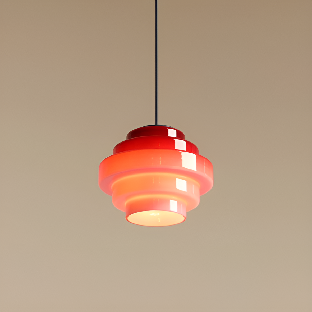 Lampa wisząca FILO bordowy