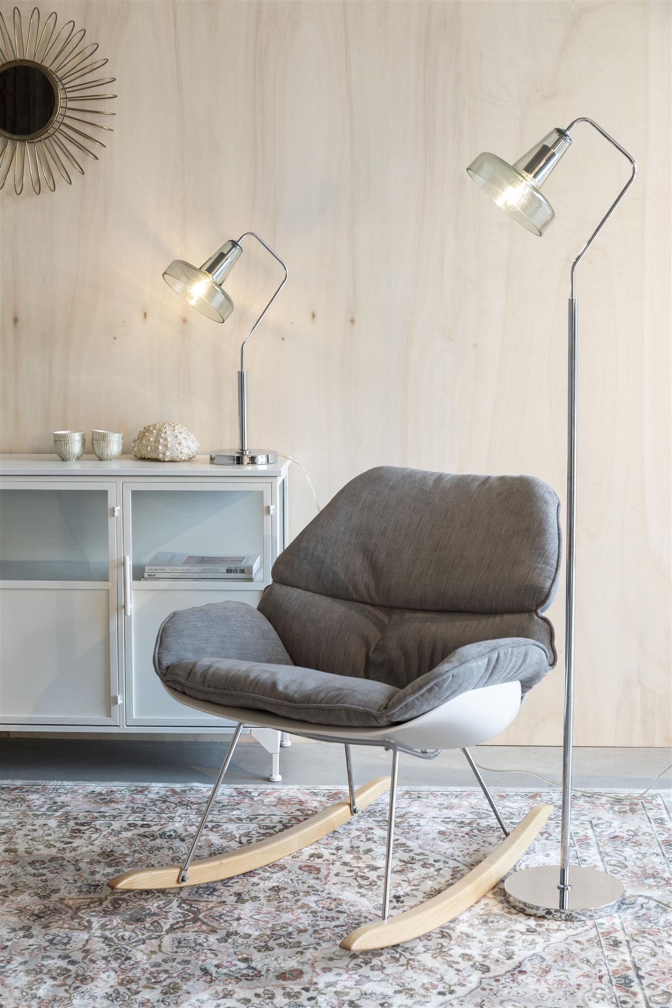 Lampa podłogowa ANSHIN srebrny