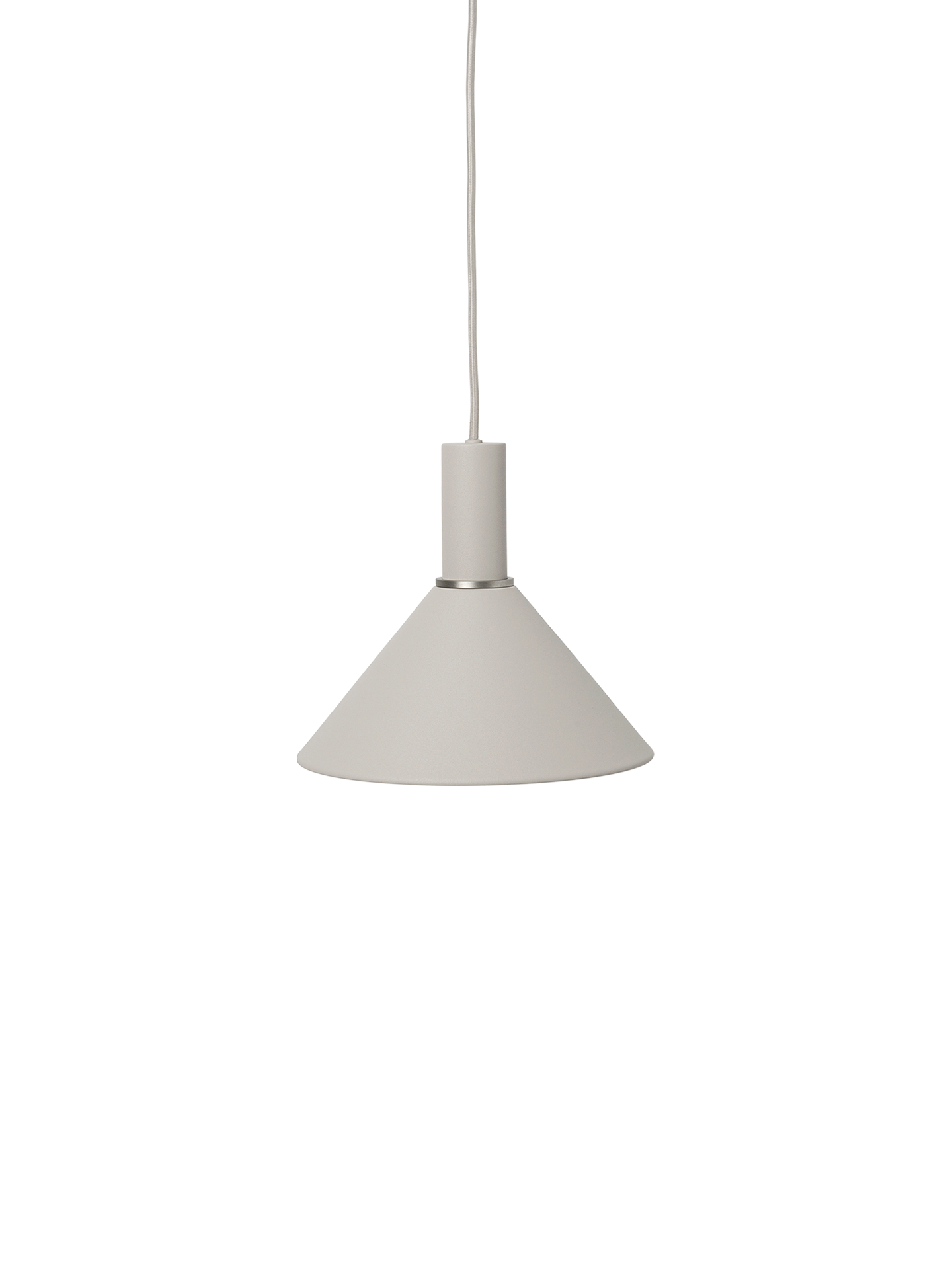 Abażur COLLECT CONE jasnoszary