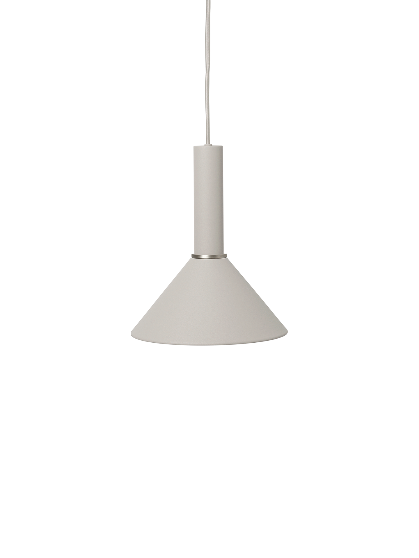 Abażur COLLECT CONE jasnoszary