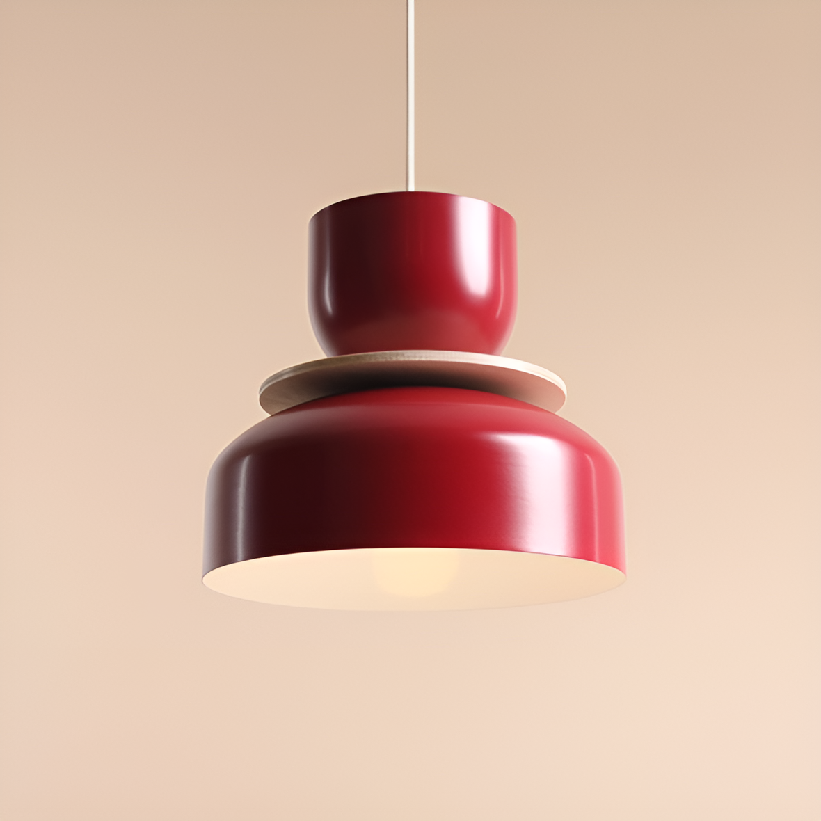Lampa wisząca UTO bordowy