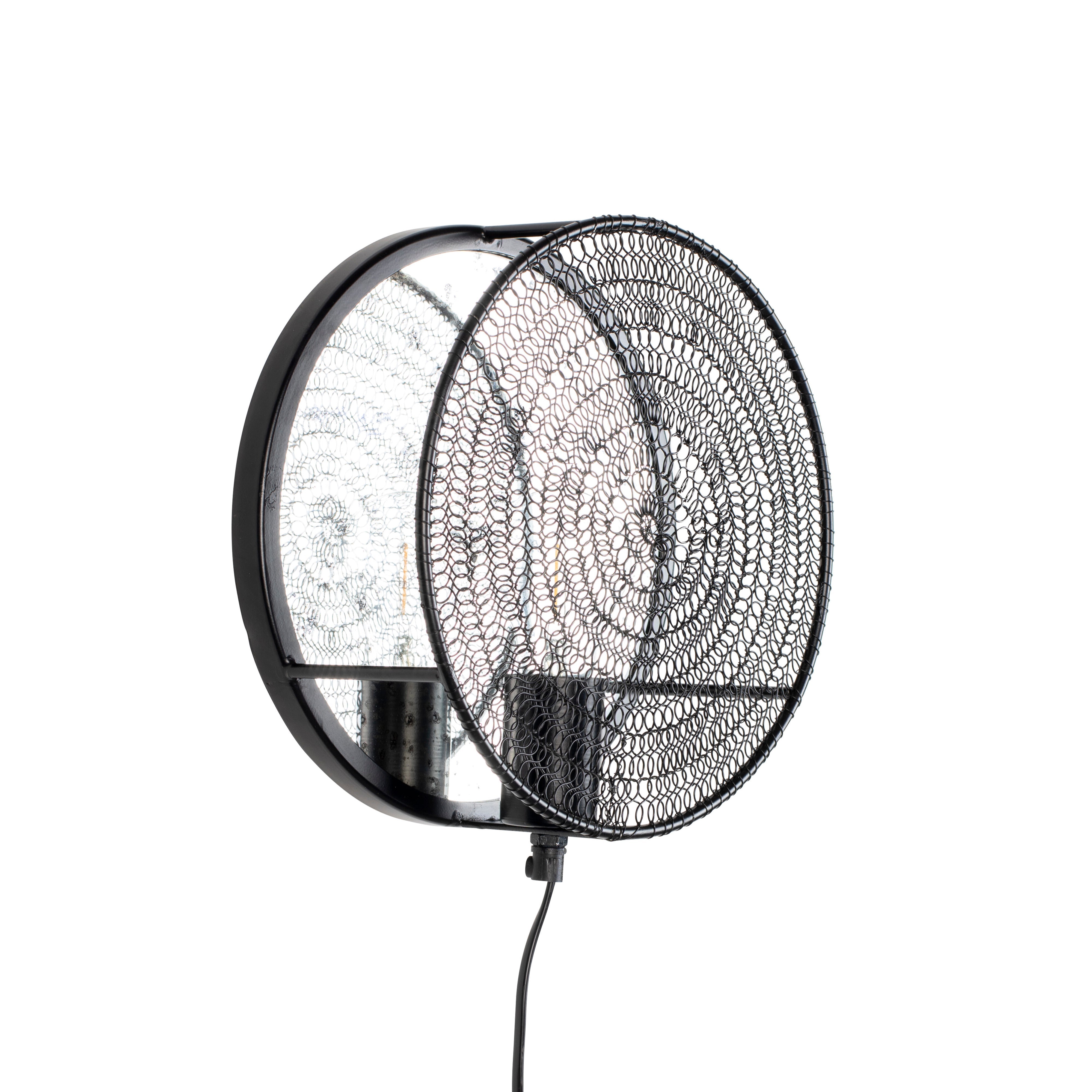 Lampa ścienna LEA czarny