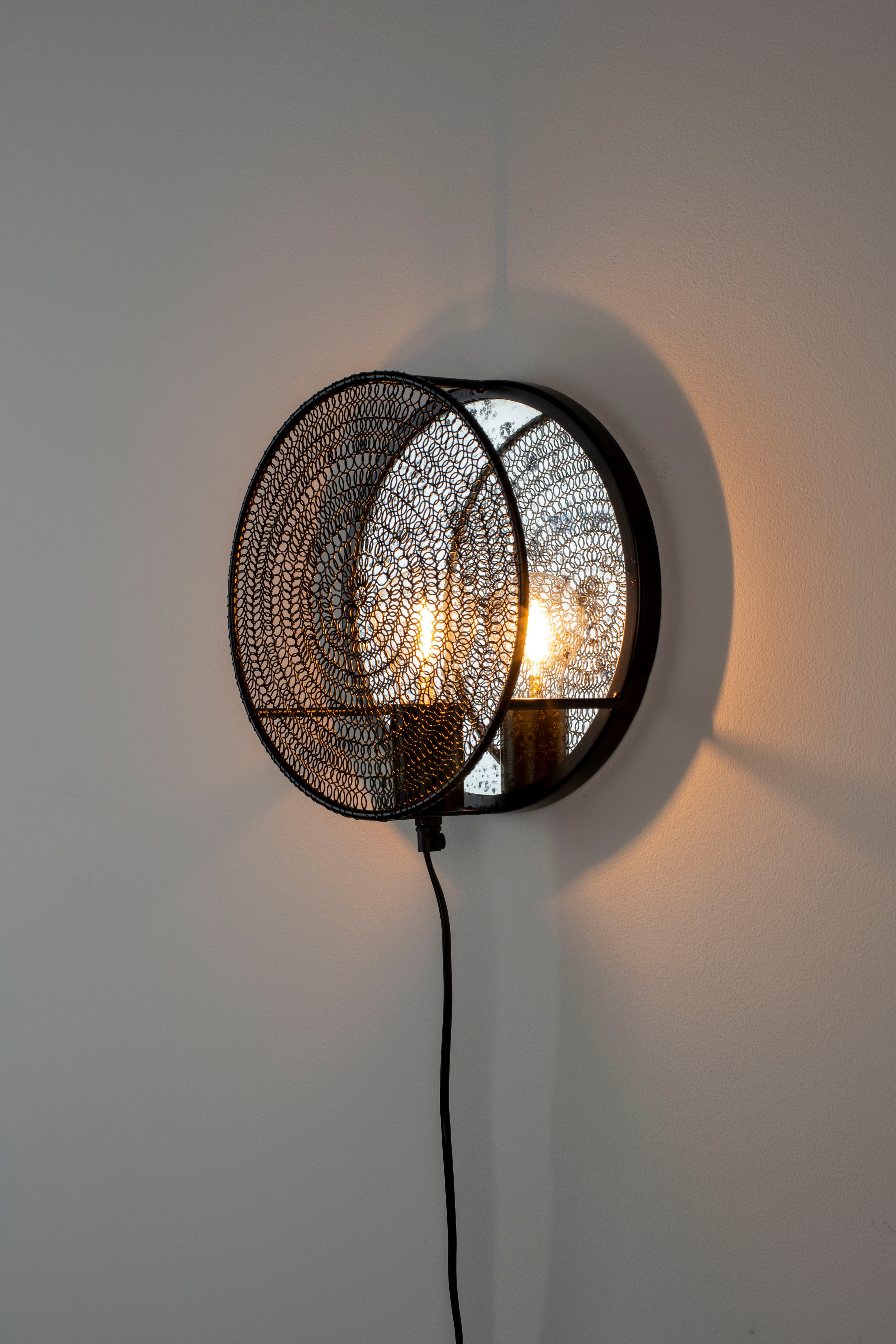 Lampa ścienna LEA czarny