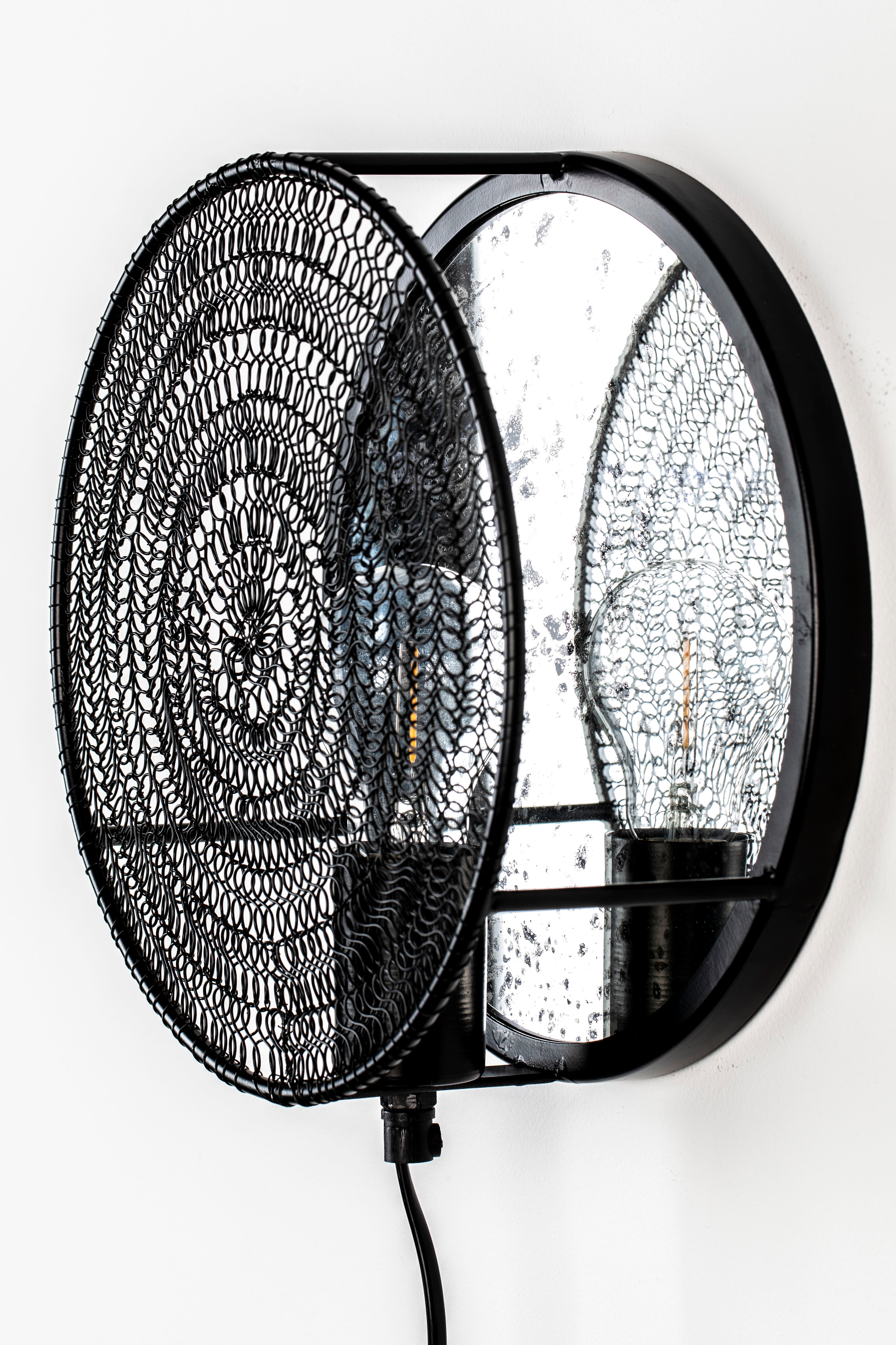 Lampa ścienna LEA czarny