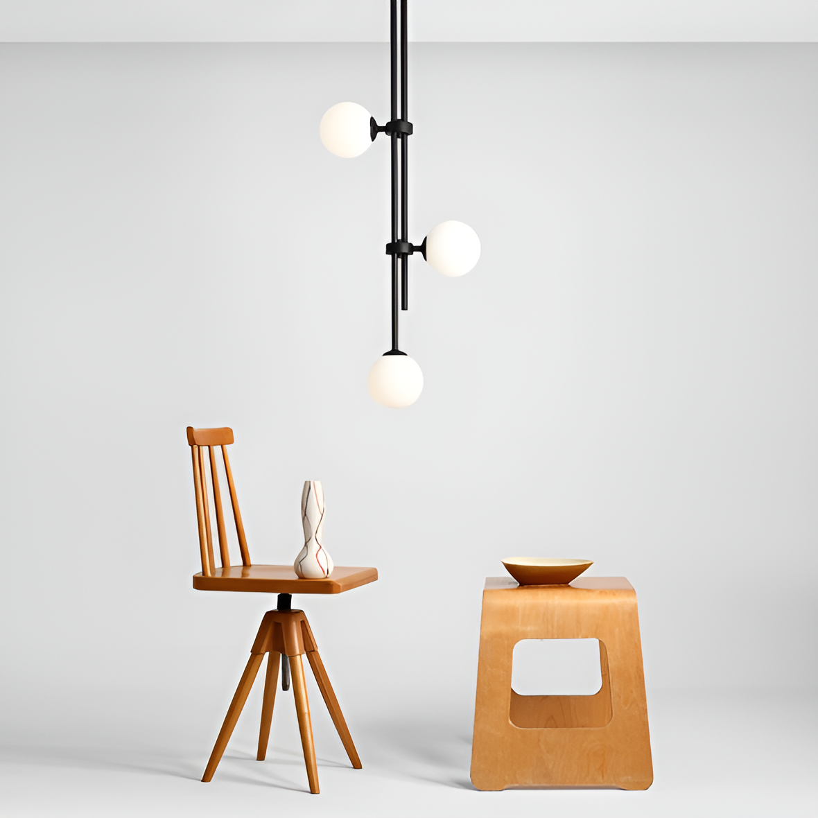 HARMONY black ceiling lamp