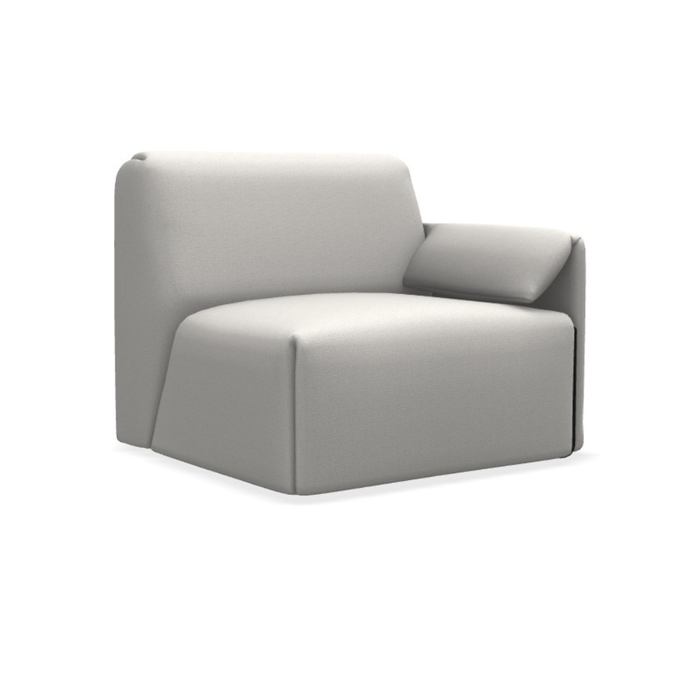 Sofa modułowa COSTUME - moduł prawostronny tapicerowany