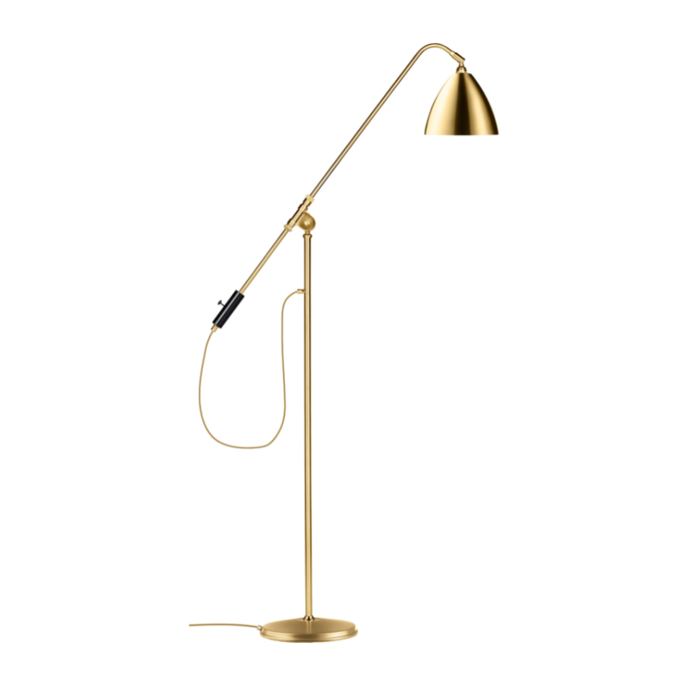 Lampa podłogowa do czytania BESTLITE BL4 mosiężny
