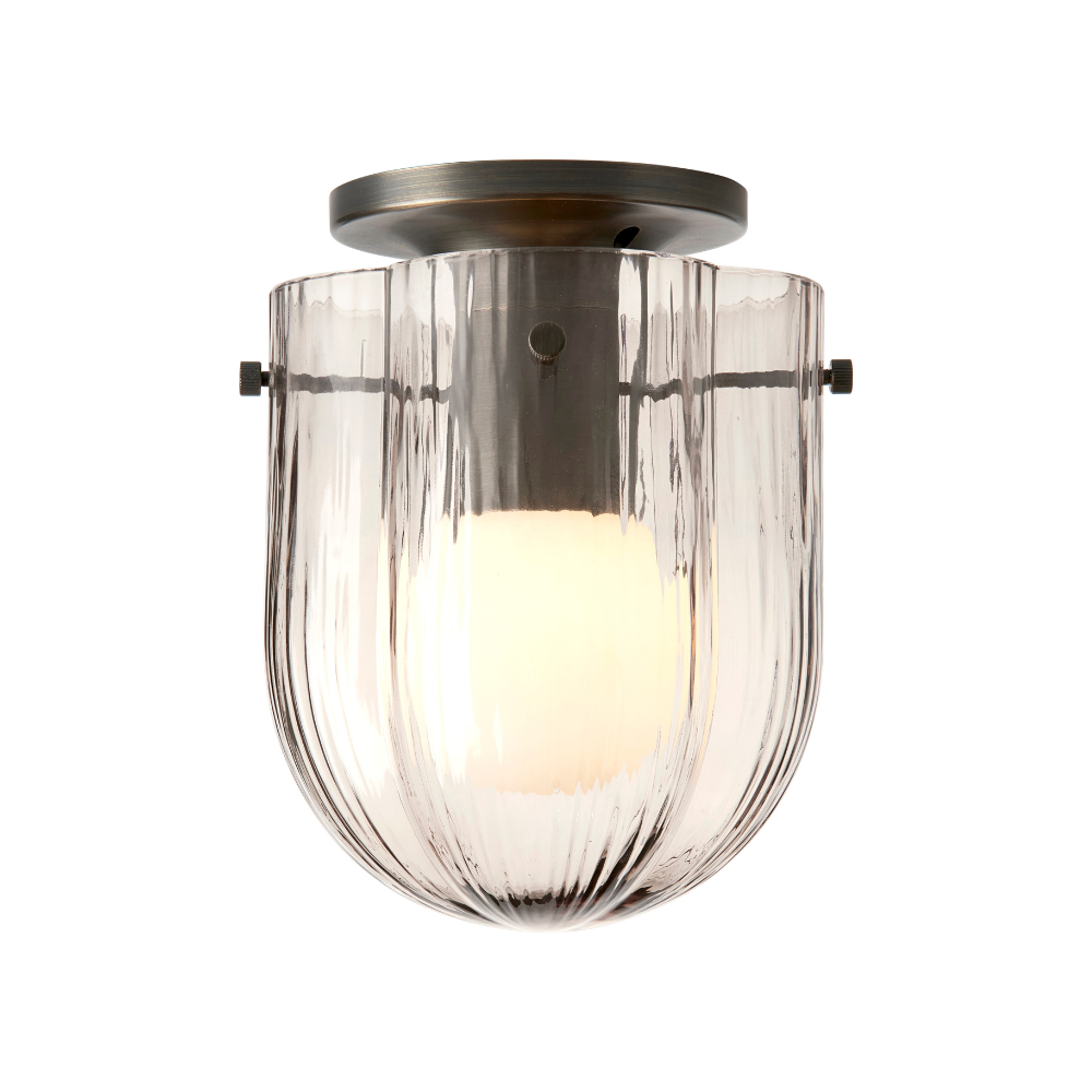 Lampa sufitowa SEINE dymione szkło