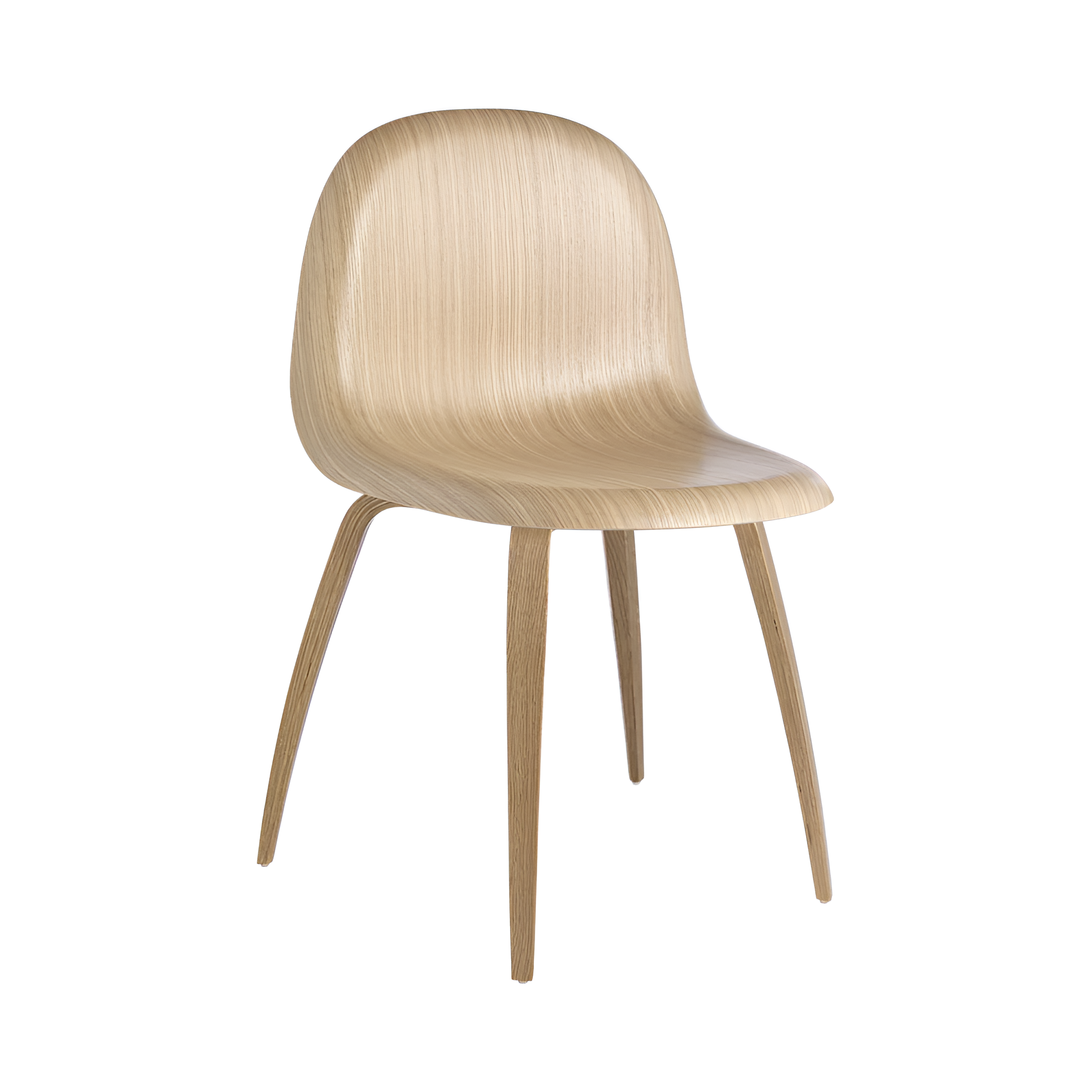 GUBI 3D Chair Oak Wood