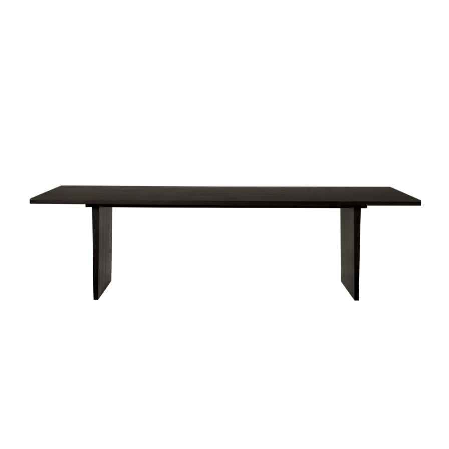 PRIVATE table black ash veneer