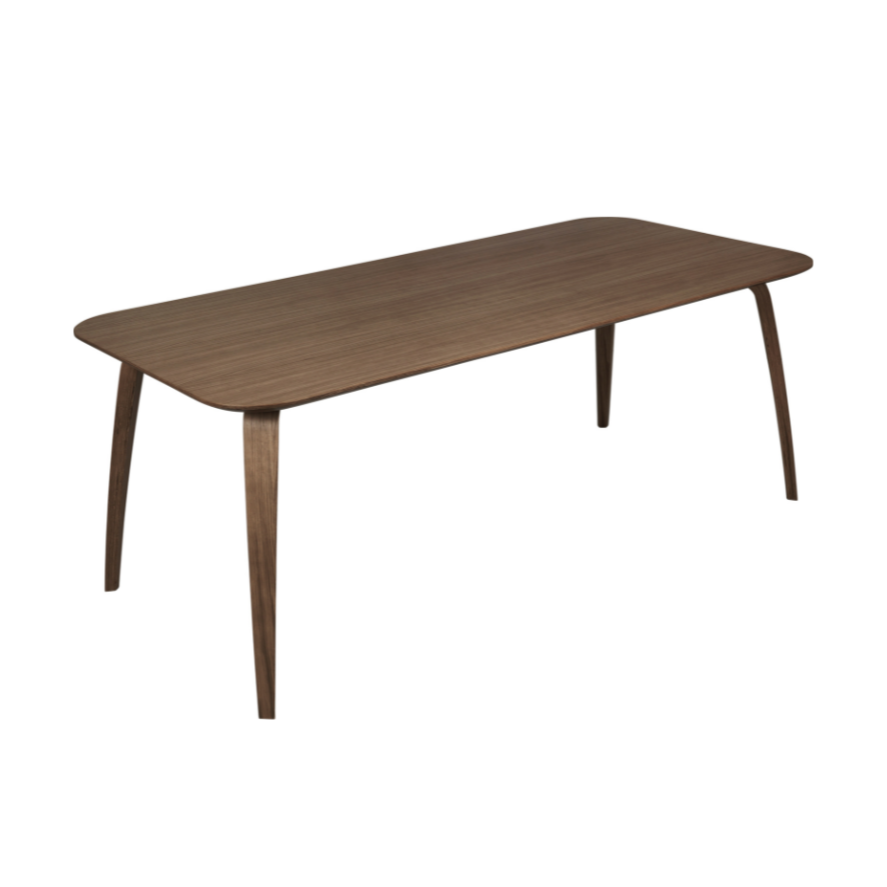 GUBI walnut wood table