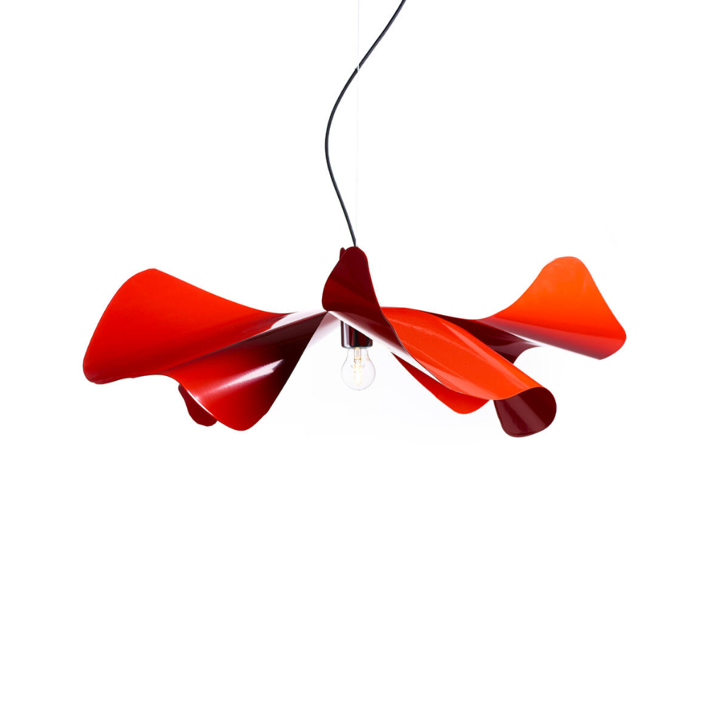 Lampa wisząca PAPAVERO czerwony