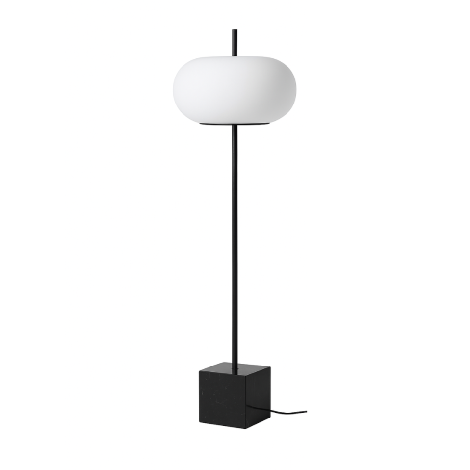 Lampa podłogowa PIU czarny marmur