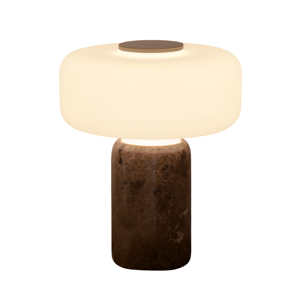 FONTE Table Lamp Brown Marble