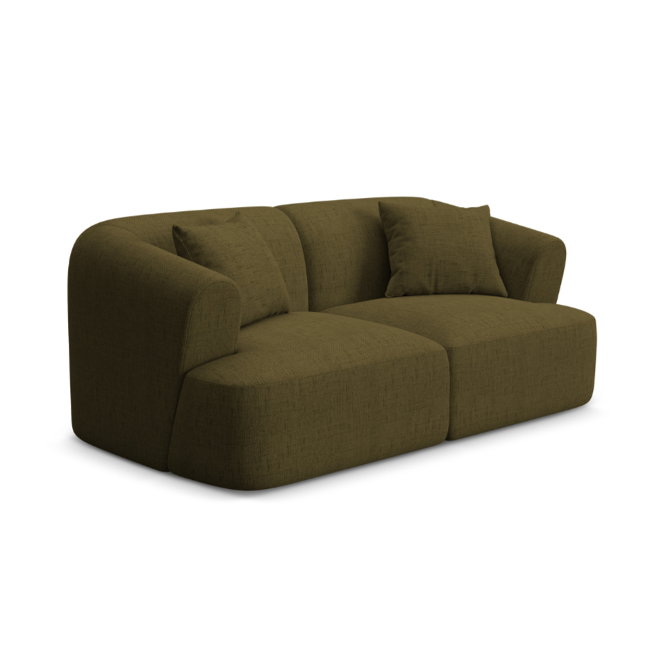 Sofa 2-osobowa CAMPI zielony szenil
