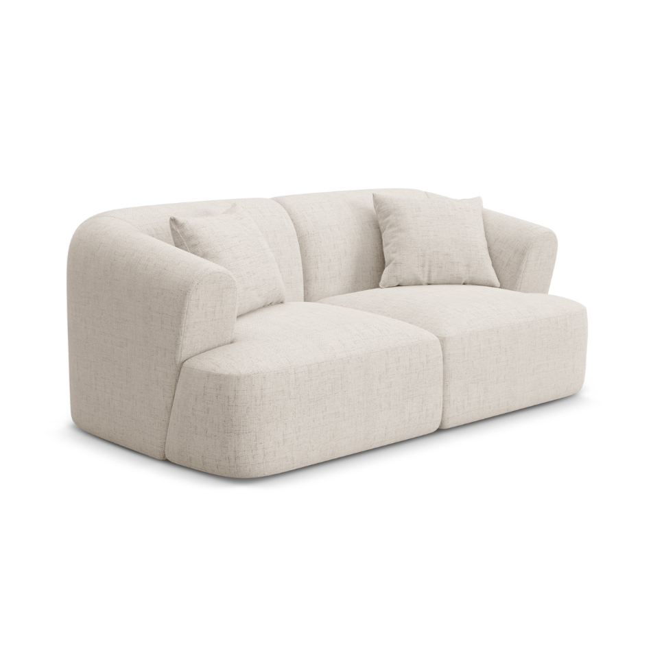 Sofa 2-osobowa CAMPI kremowy szenil