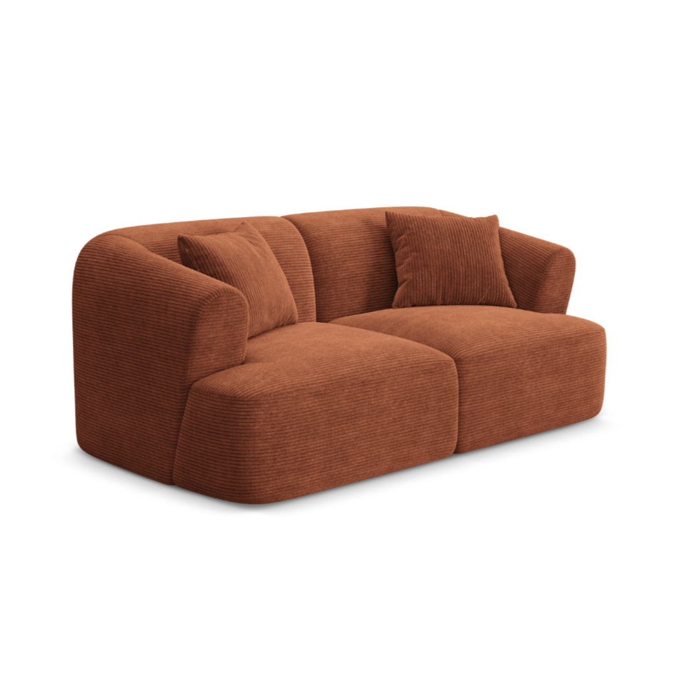Sofa 2-osobowa CAMPI ceglany sztruks