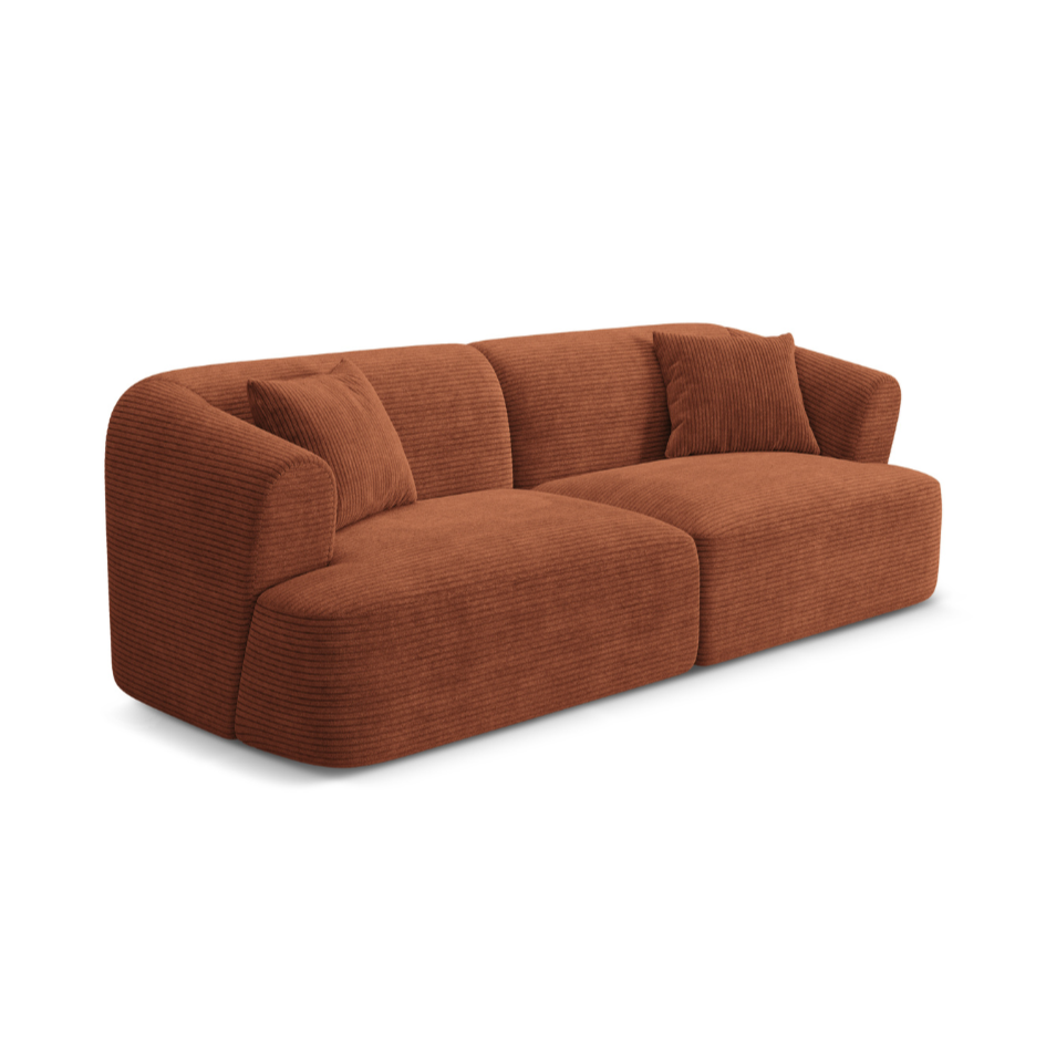 Sofa 3-osobowa CAMPI ceglany sztruks
