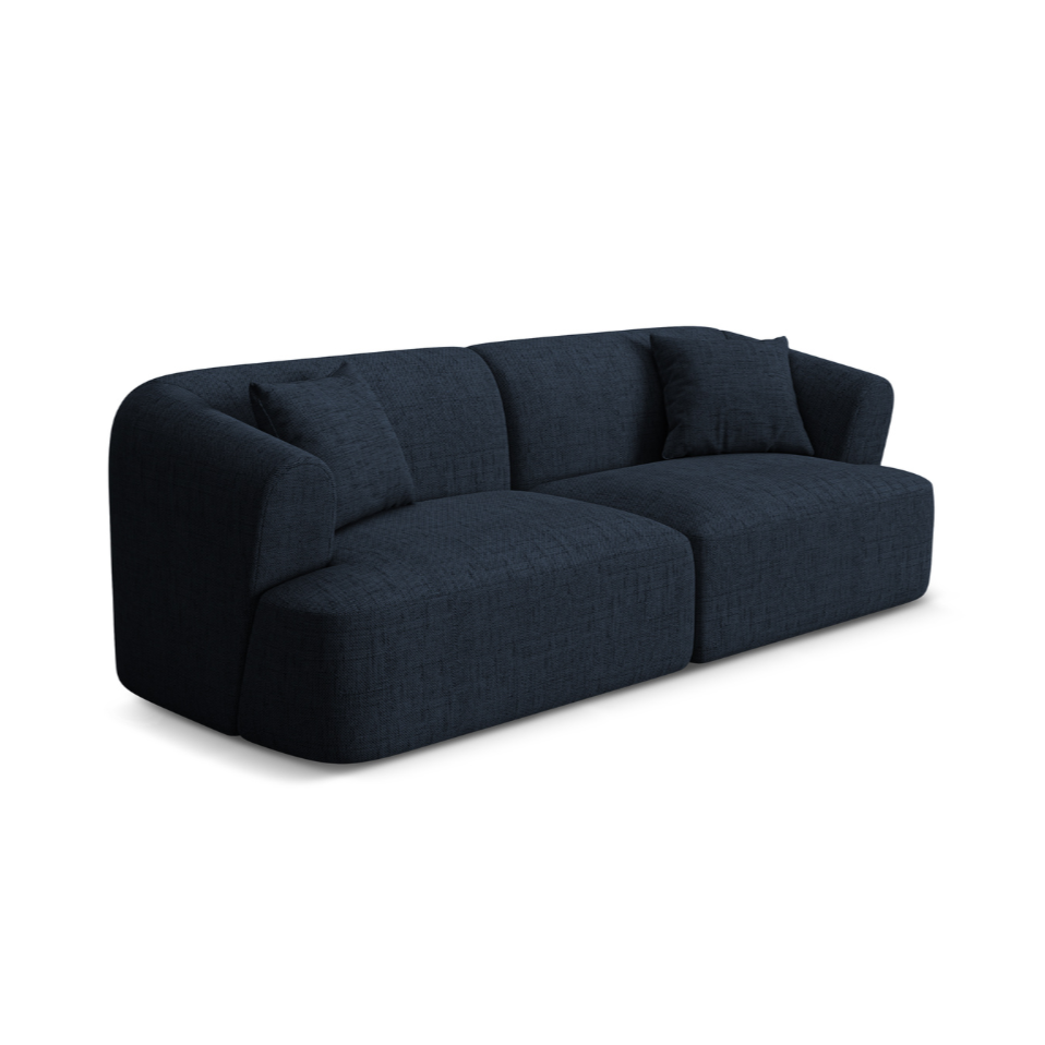 Sofa 3-osobowa CAMPI niebieski szenil