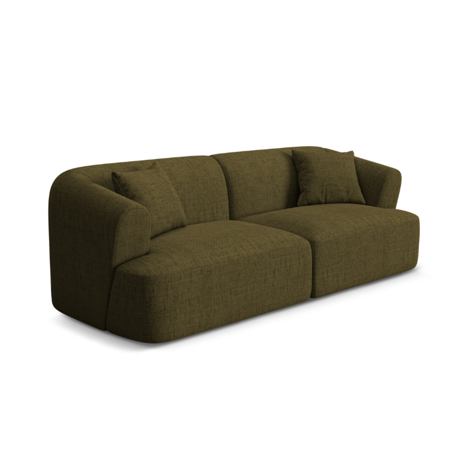 Sofa 3-osobowa CAMPI zielony szenil